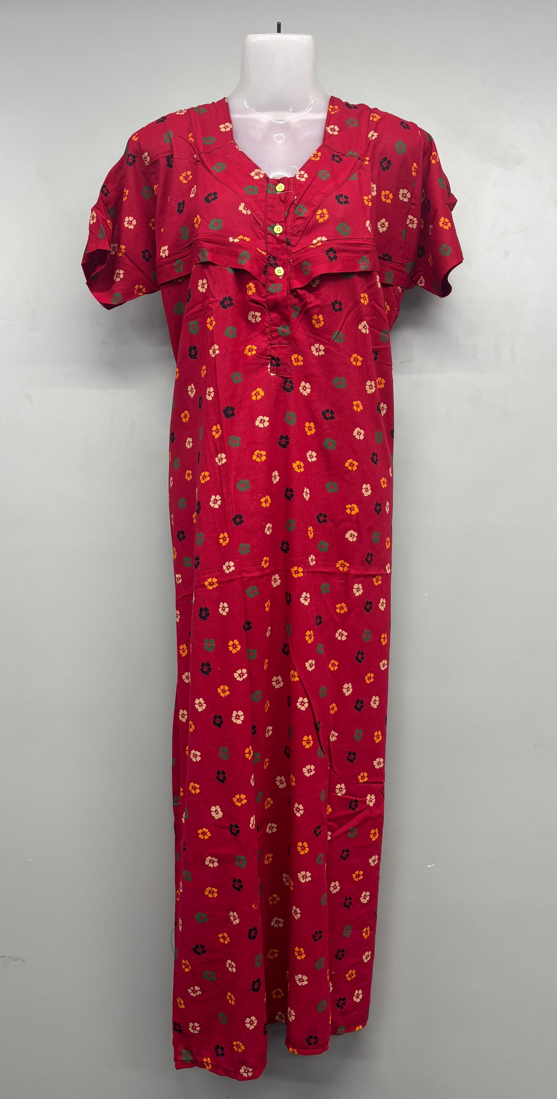 Gujri Feeding Chain Cotton Nighty