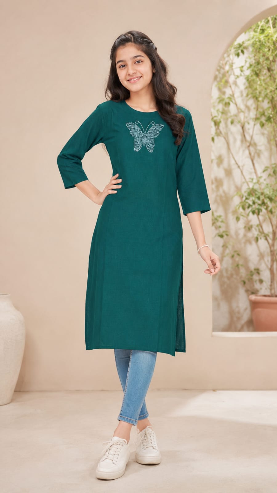 Cotton Slub Kids Kurtis