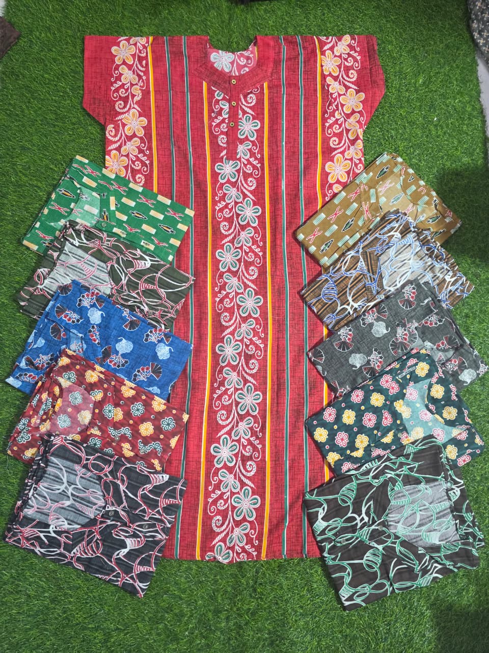 Jaipuri Cotton Nighty Gown