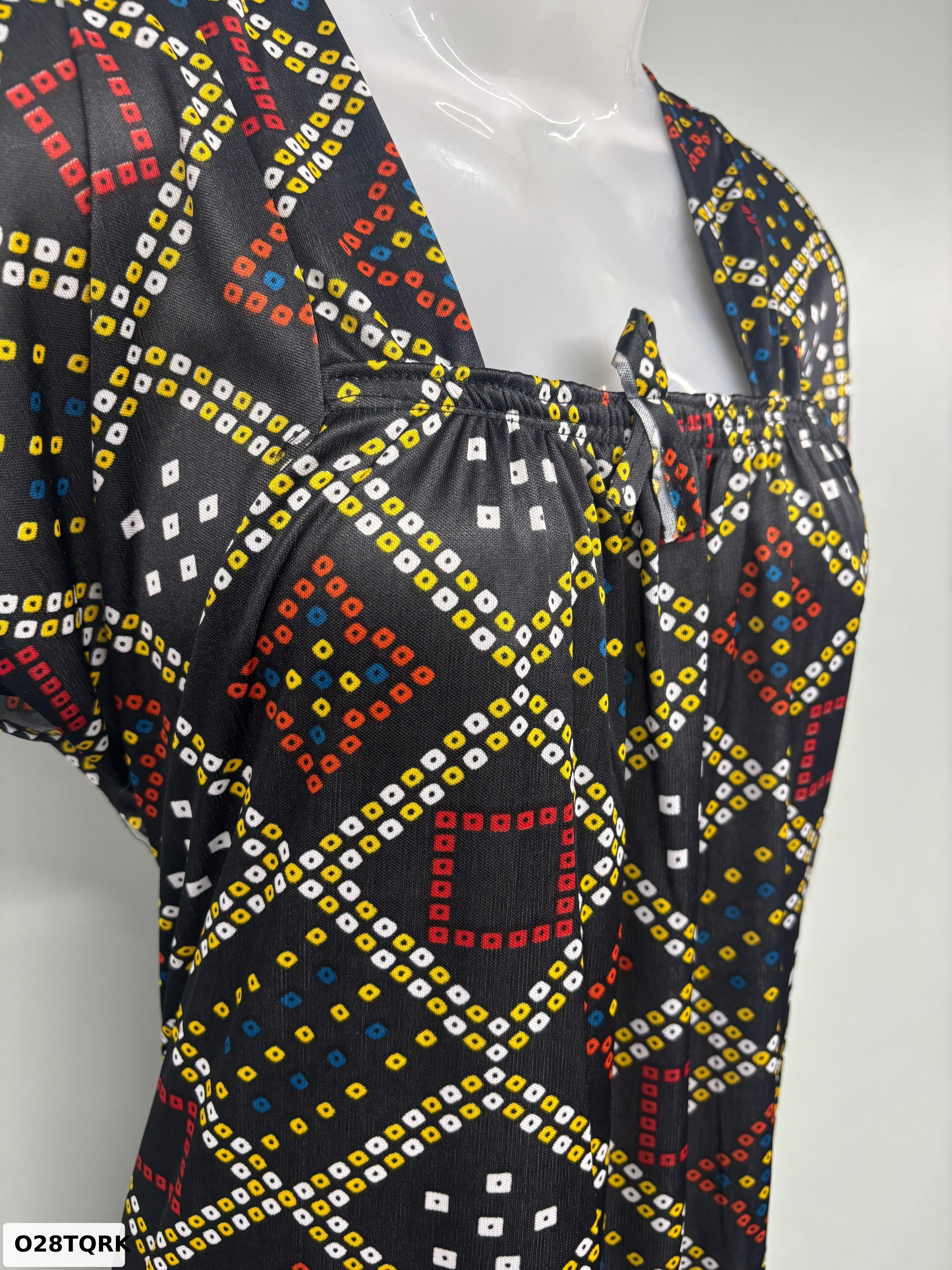 Sareena Print Elastic Nighty