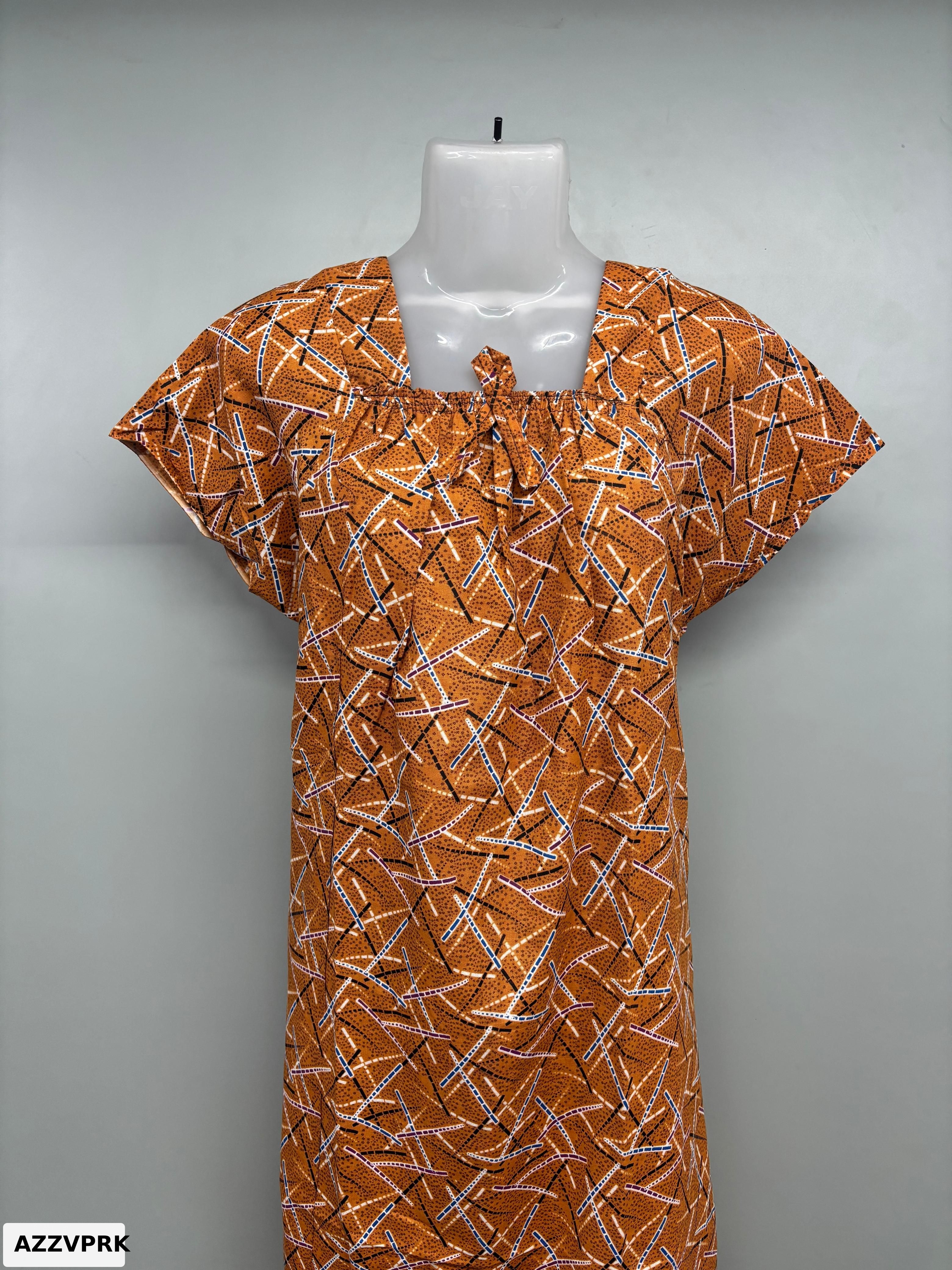 Chirag Cotton Elastic Neck Nighty
