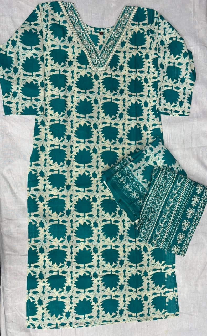 Ladies 3-Piece Pure Cotton Set