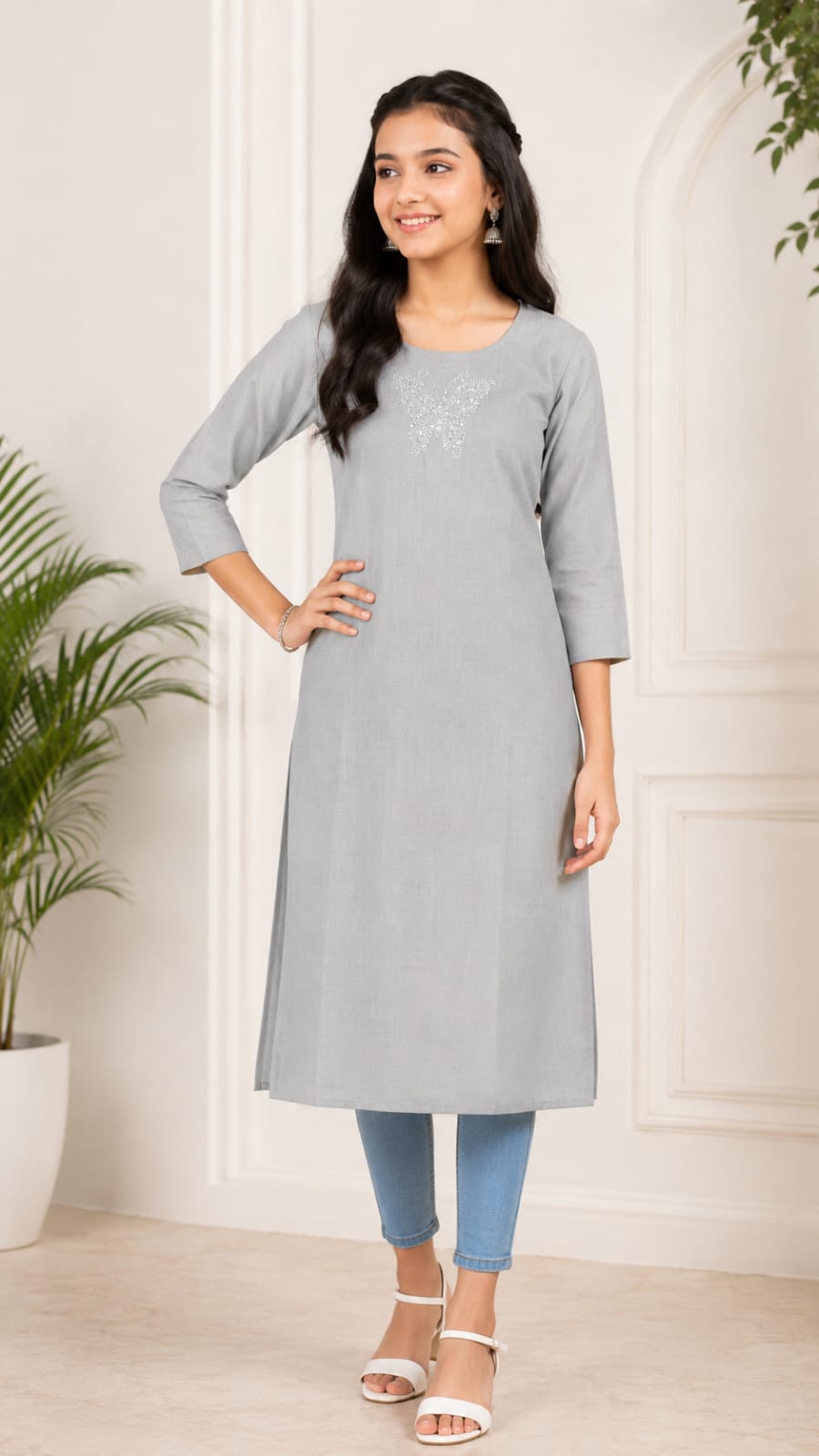 Cotton Slub Kids Kurtis