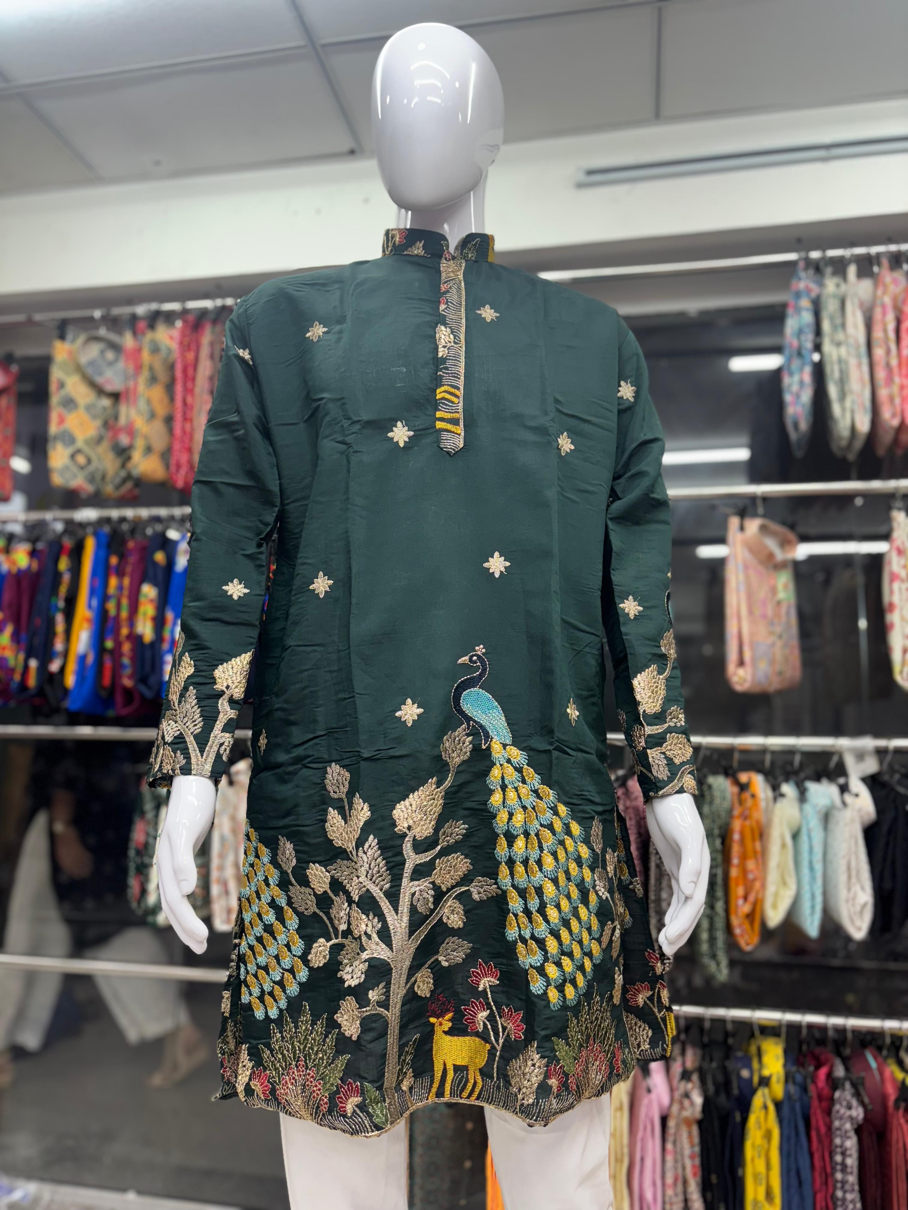 Men's Heavy Daman Work Kurta