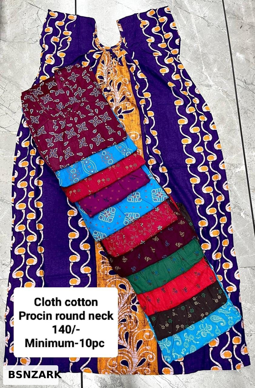 CLOTH COTTON PROCIN ROUND NECK NIGHTY