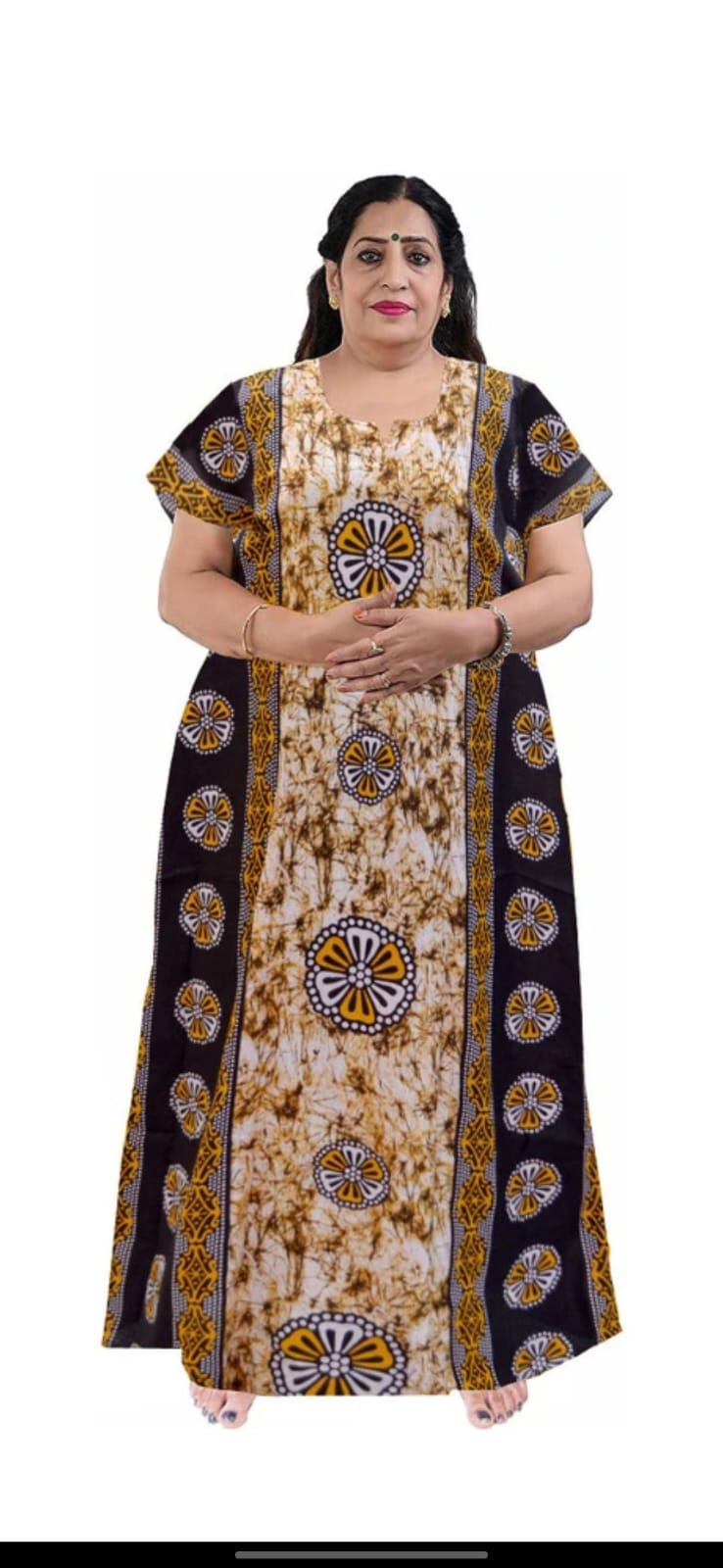 Cotton Nighty Gown - New Trending Colours, Fancy Designs