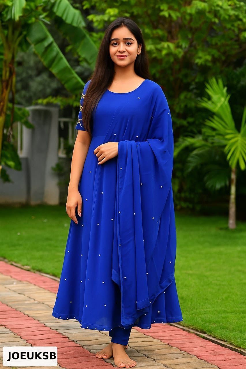 Gown Dupatta Collection Georgette