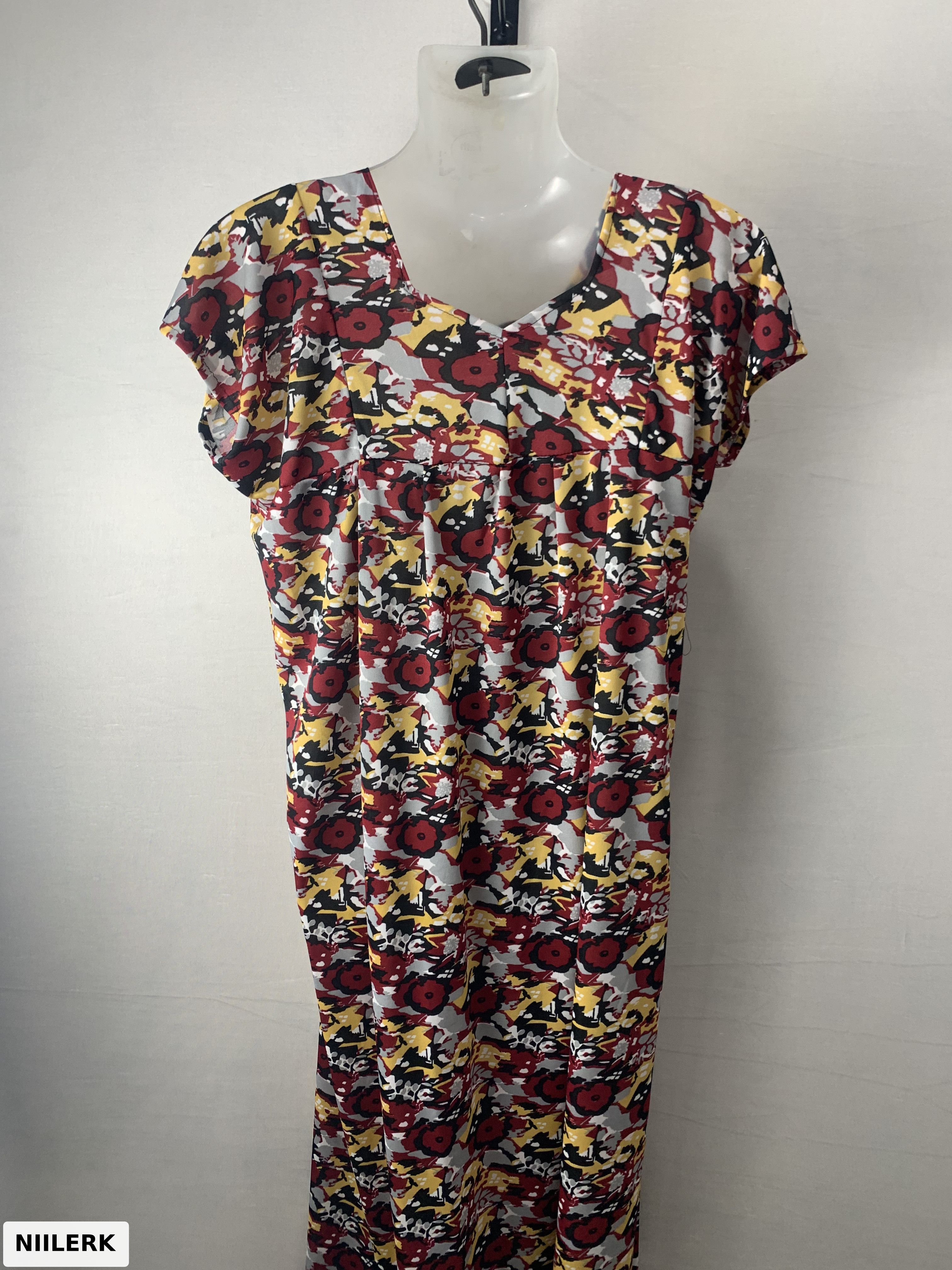 Sarina Print V Neck Nighty
