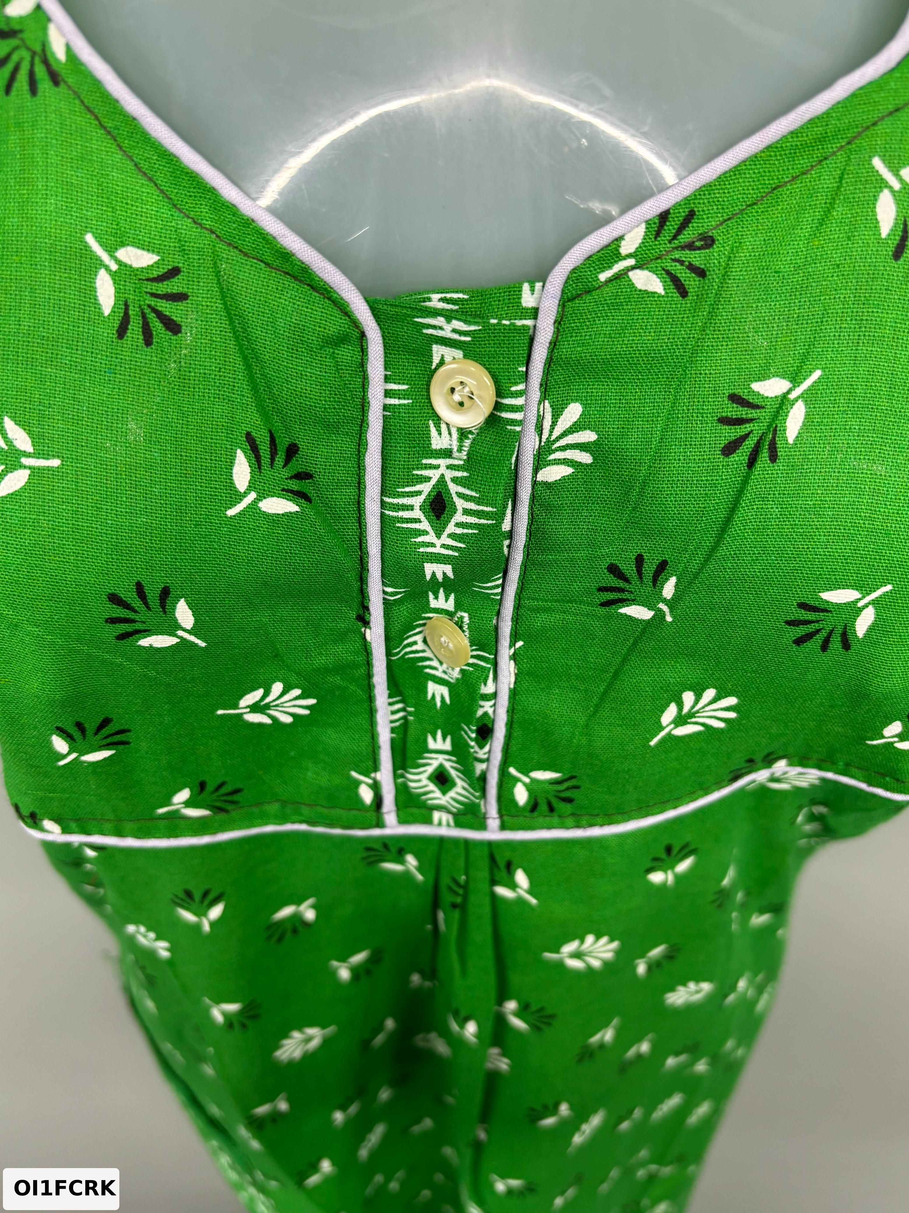 Carol Piping Cotton Nighty