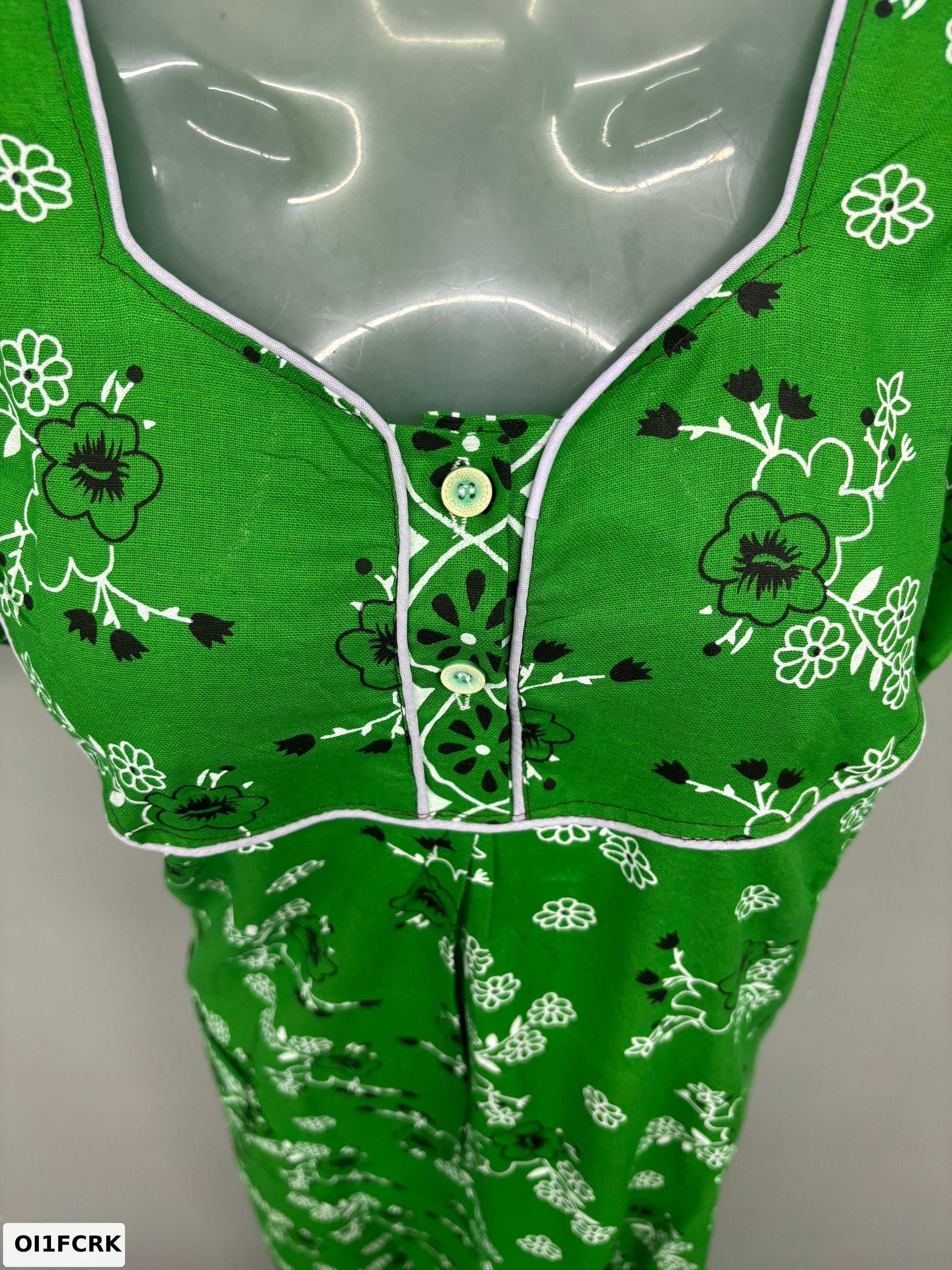 Carol Piping Cotton Nighty
