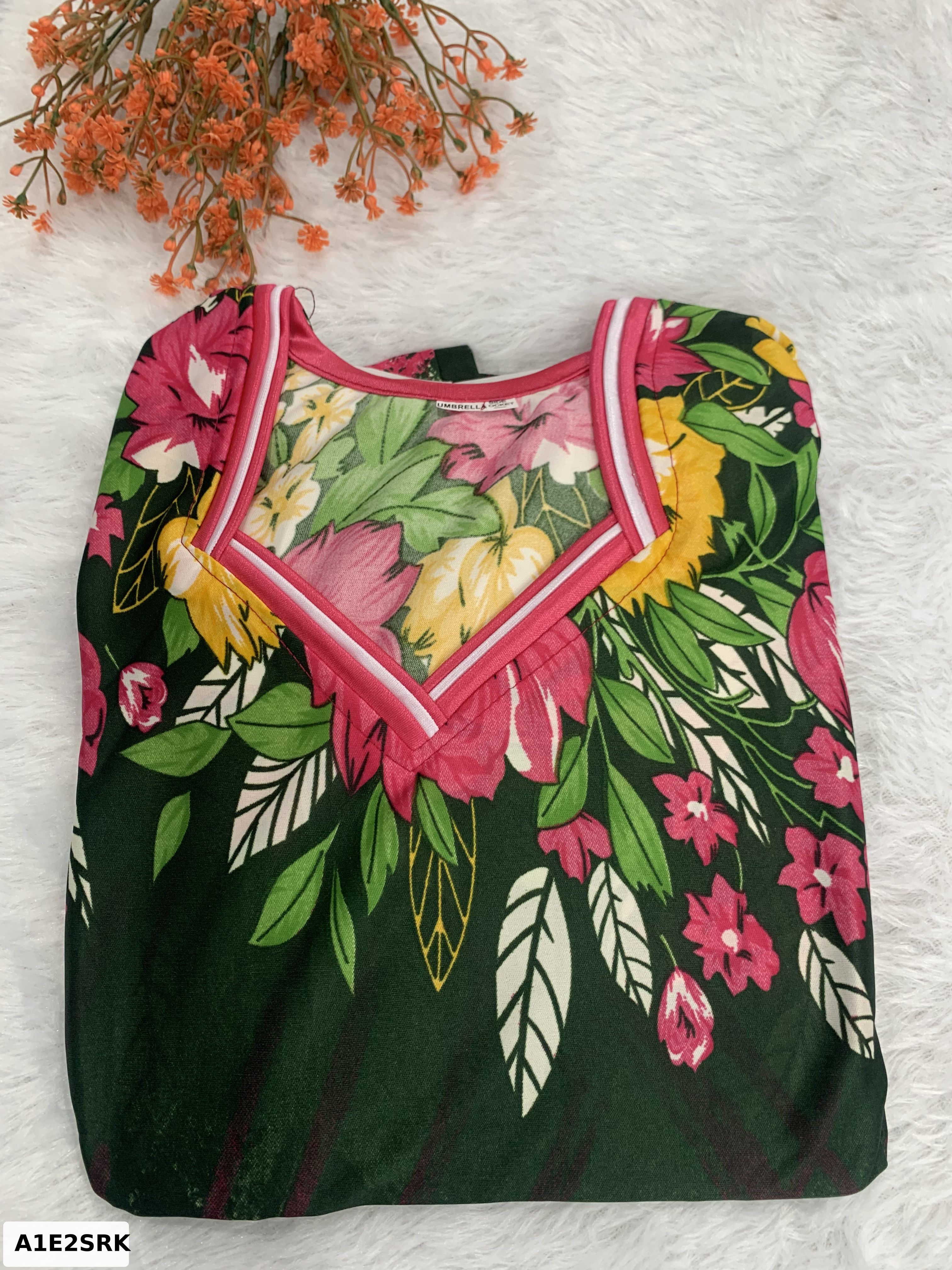 Heavy Sareena Umbrella Gher Nighty