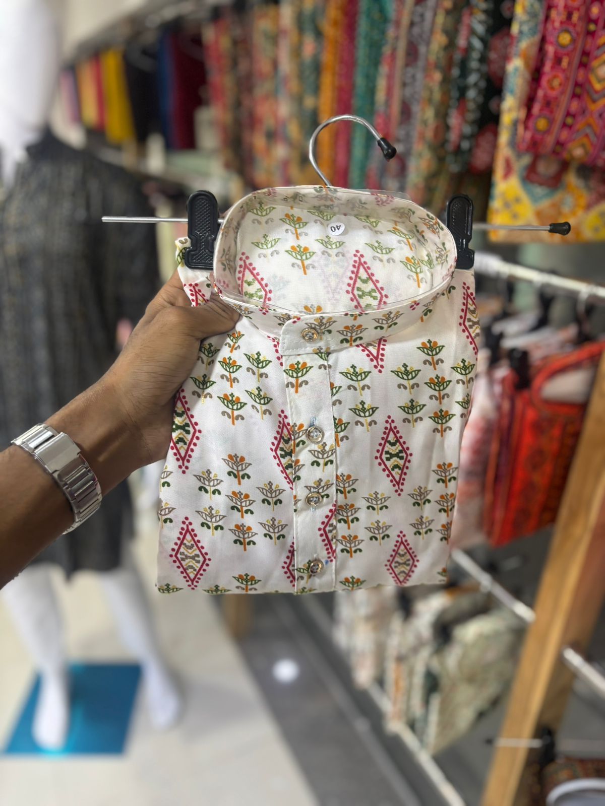 Reyon Heavy Printed Kurta