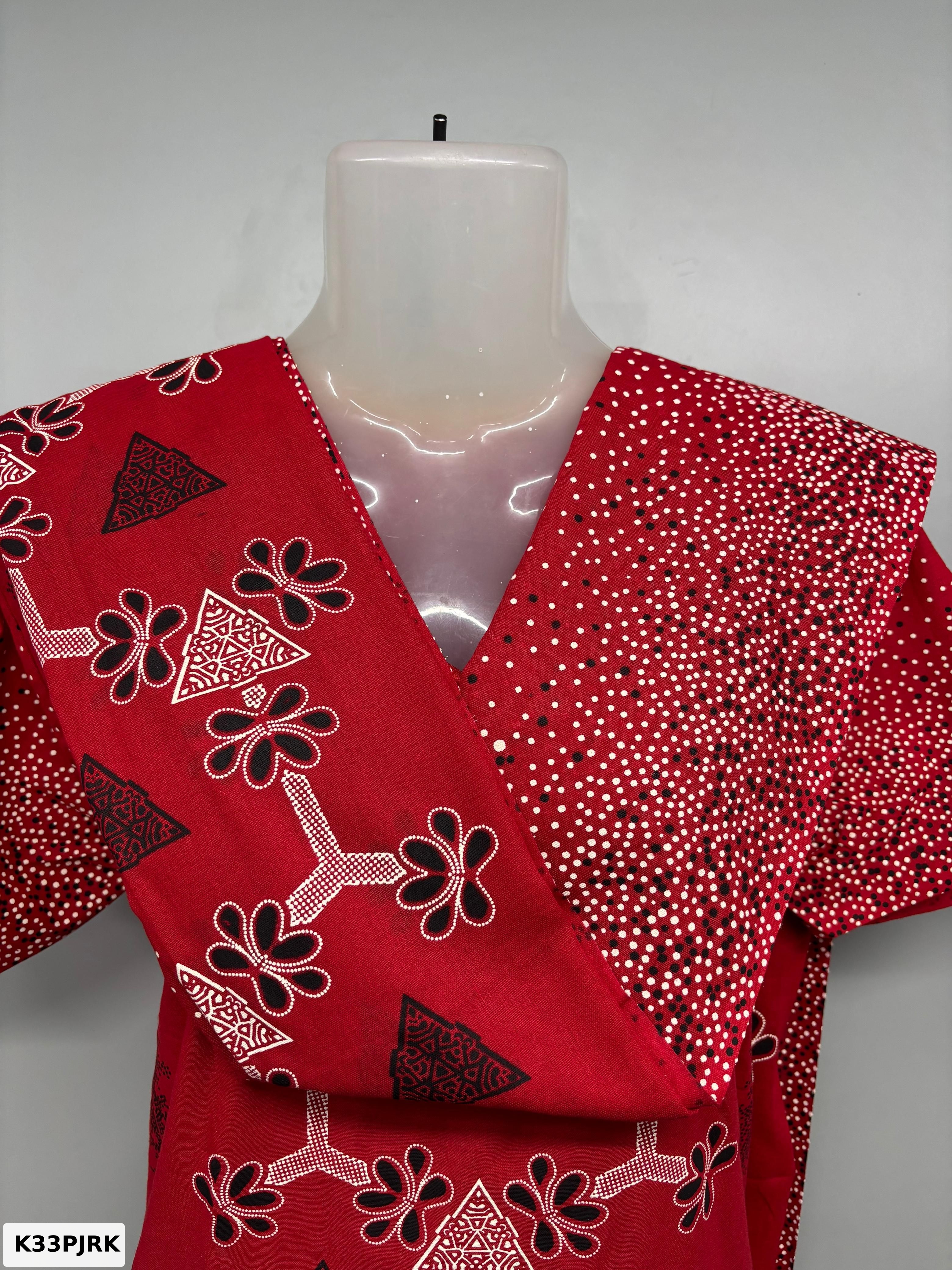 GUJRI COTTON NIGHTY WITH DUPATTA