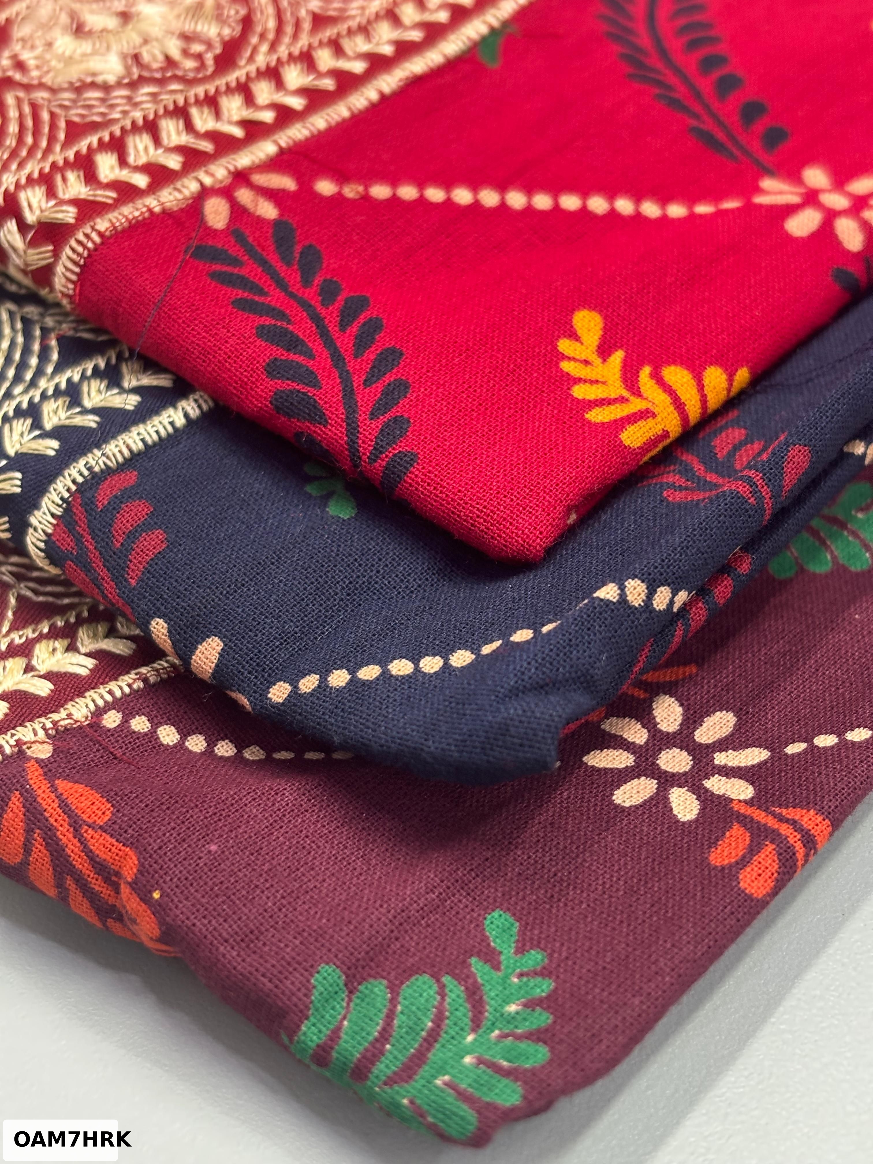 Gujri Work Cotton Nighty