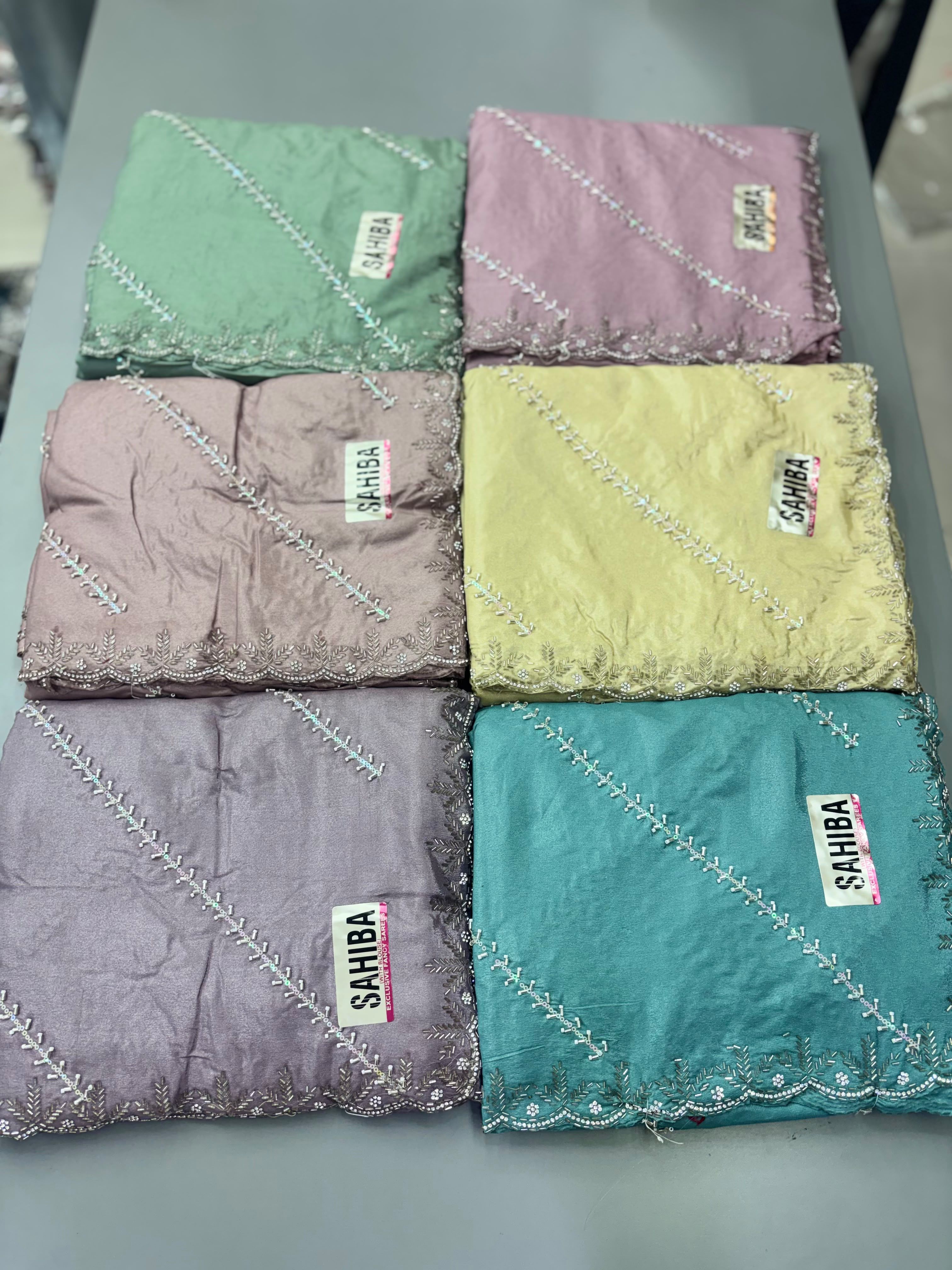 Sahiba Chocolate Saree