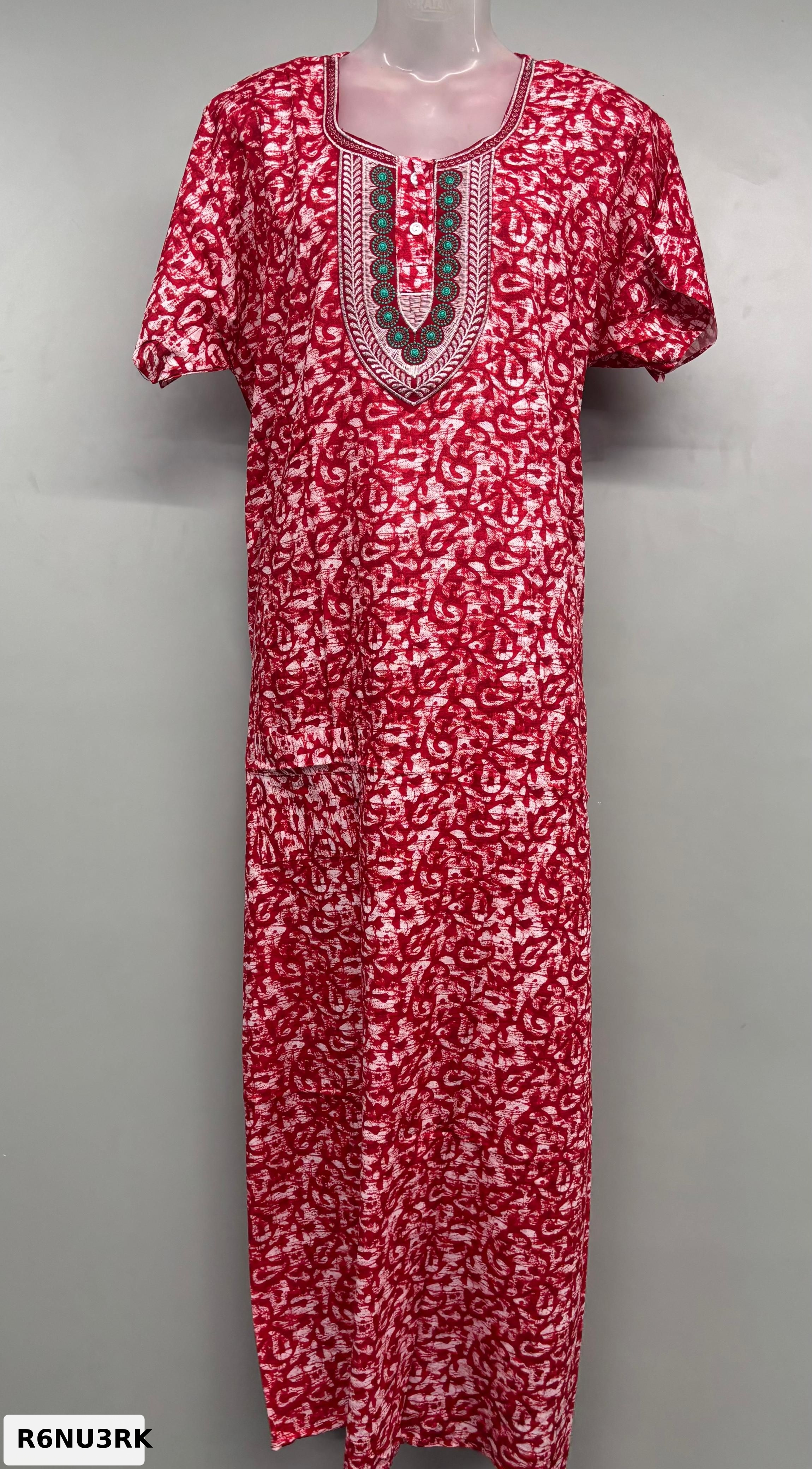 Cotton Procin Work Nighty