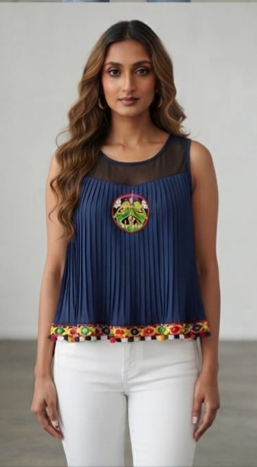 Navratri Special Ladies Top & T-Shirt With Navratri Patch Collection