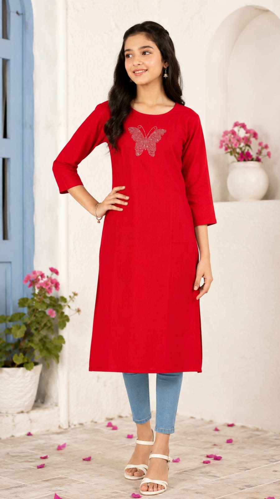 Cotton Slub Kids Kurtis