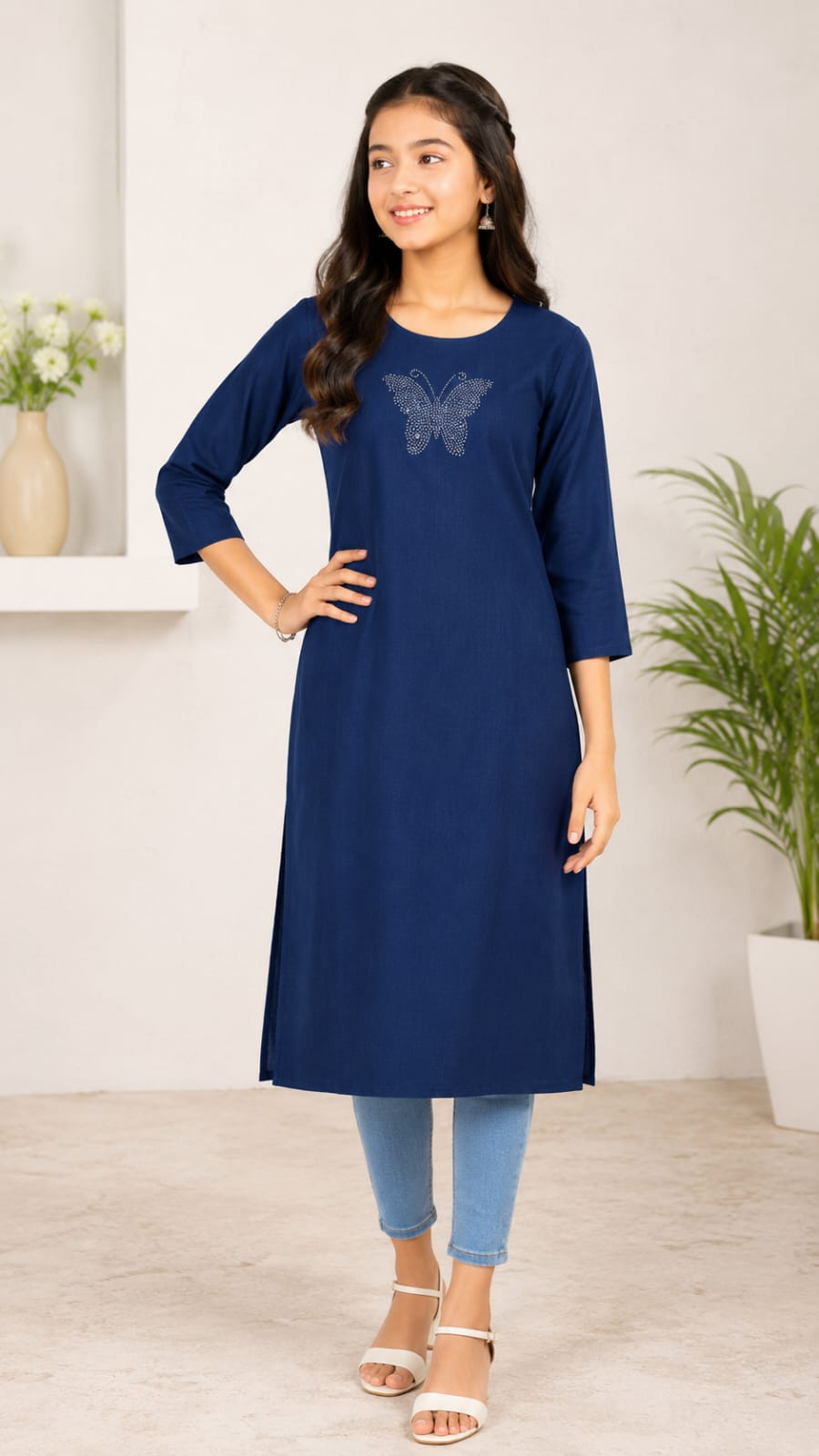 Cotton Slub Kids Kurtis
