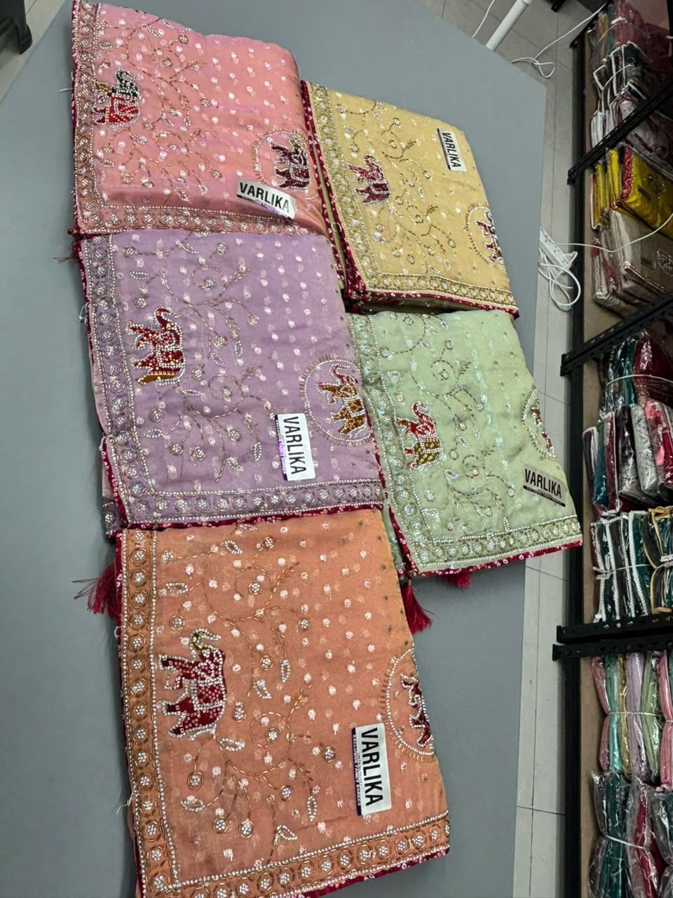 Elephant Varlika Saree