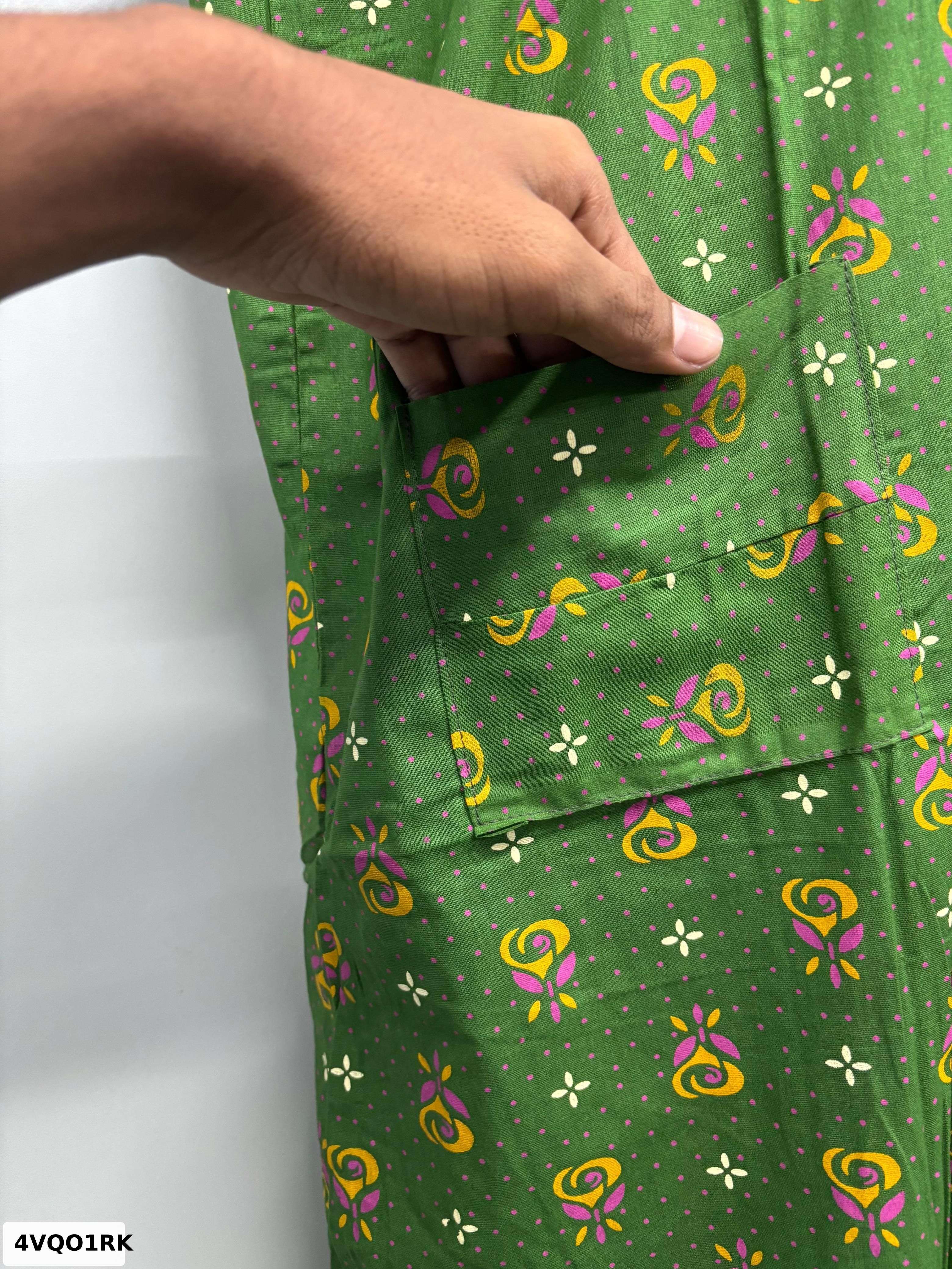 Apsara Piping Cotton Nighty