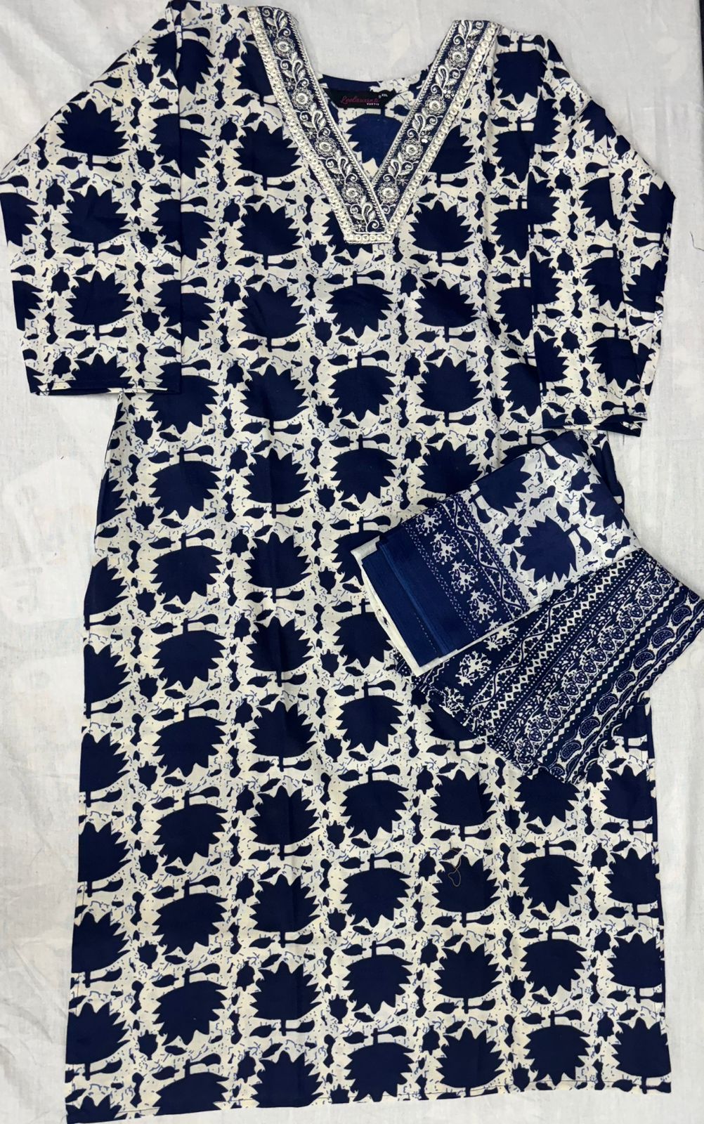 Ladies 3-Piece Pure Cotton Set