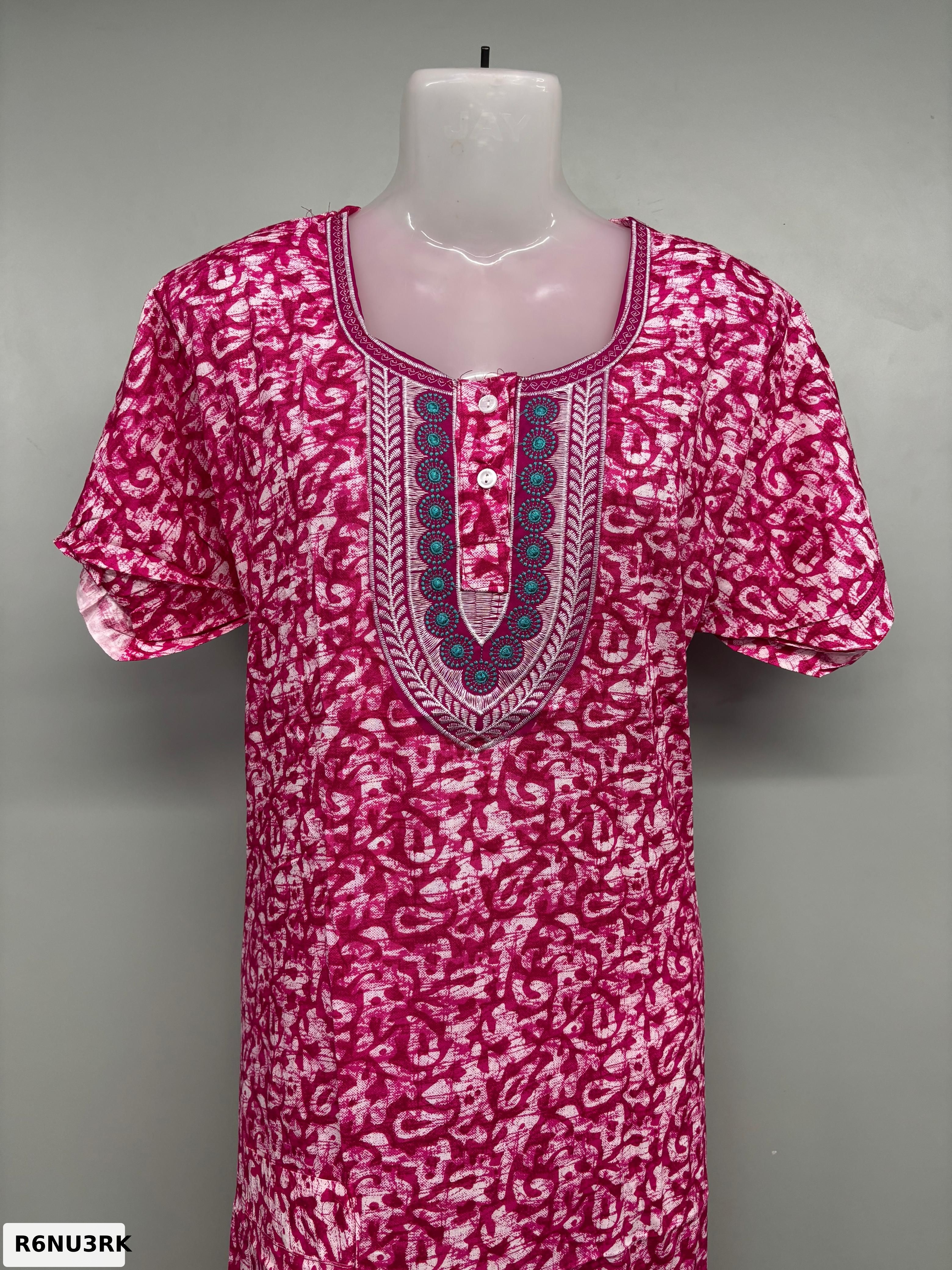 Cotton Procin Work Nighty
