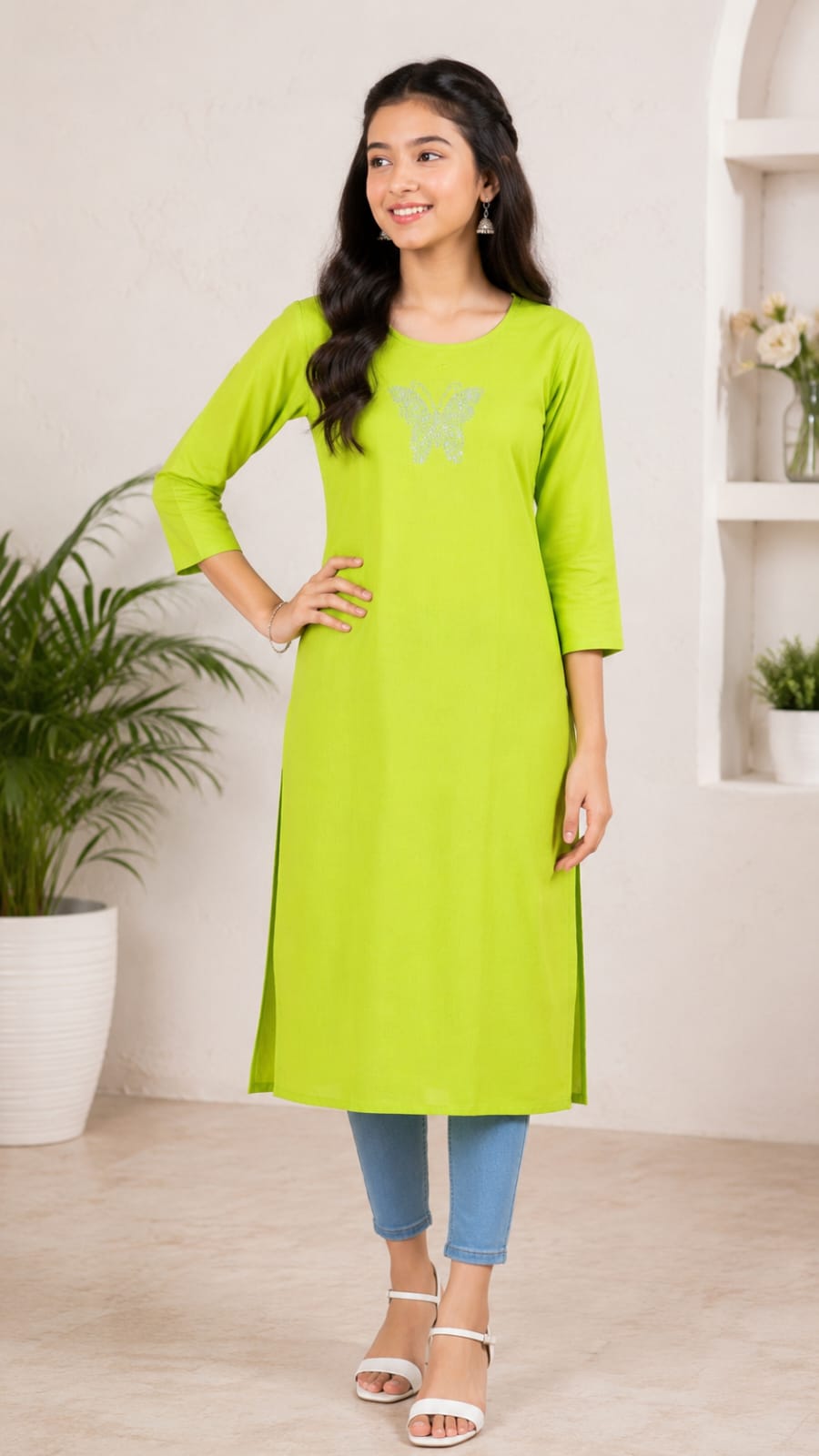 Cotton Slub Kids Kurtis