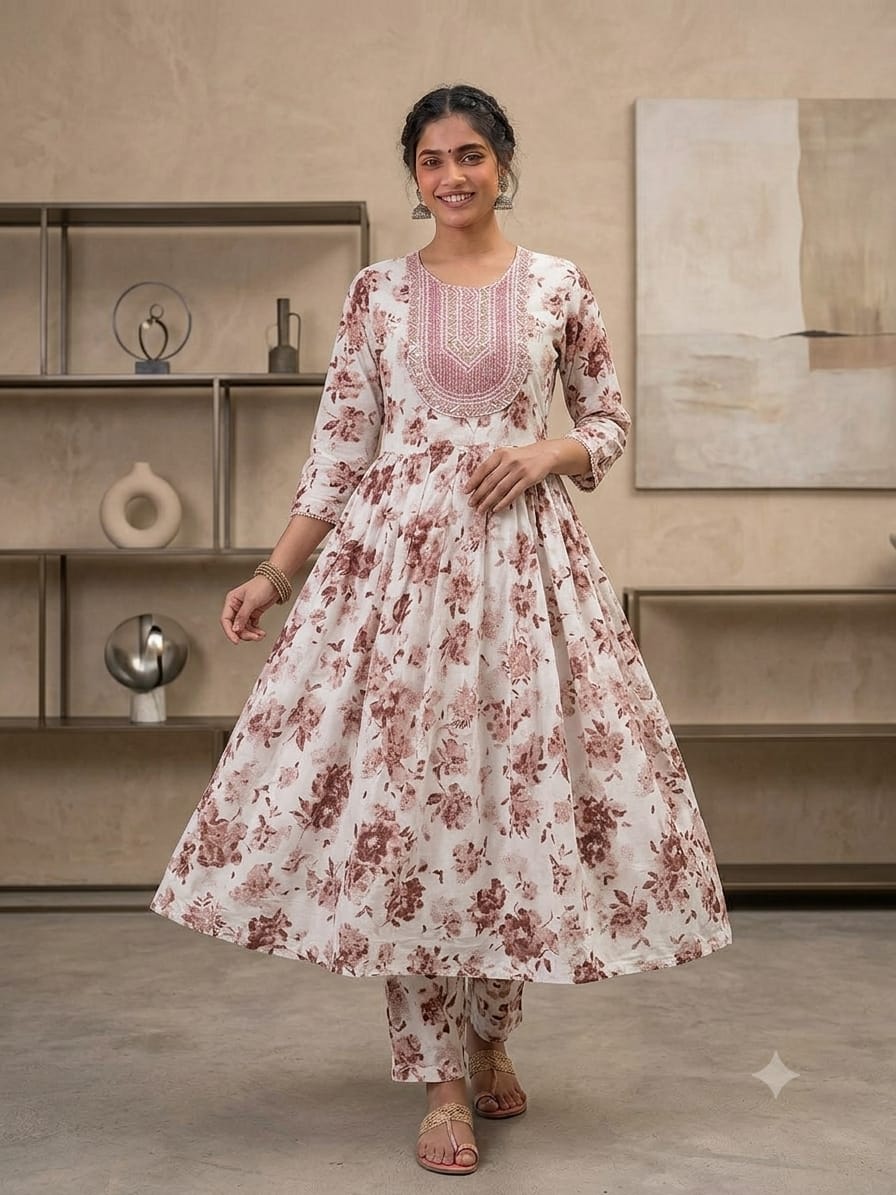 Trending Anarkali Style 2 Pieces Gheraa Style 2 Pieces