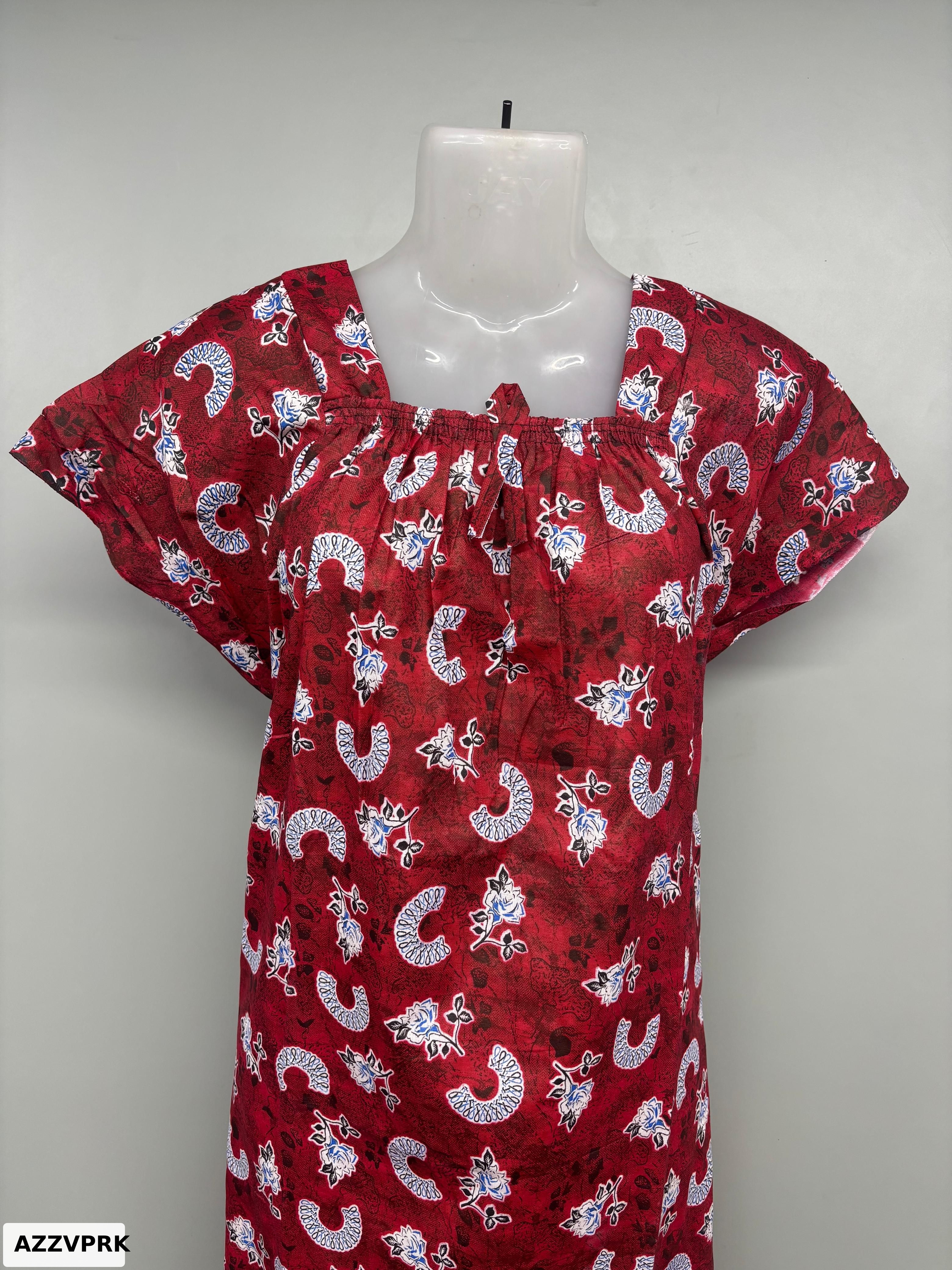 Chirag Cotton Elastic Neck Nighty