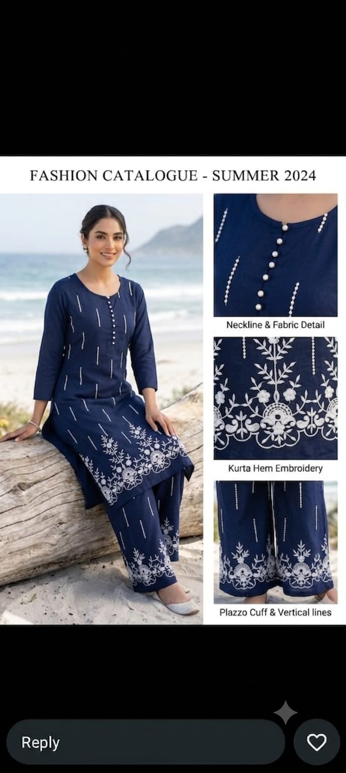 Tredig Co-Ord Set Laknvi Work Co-Ord
