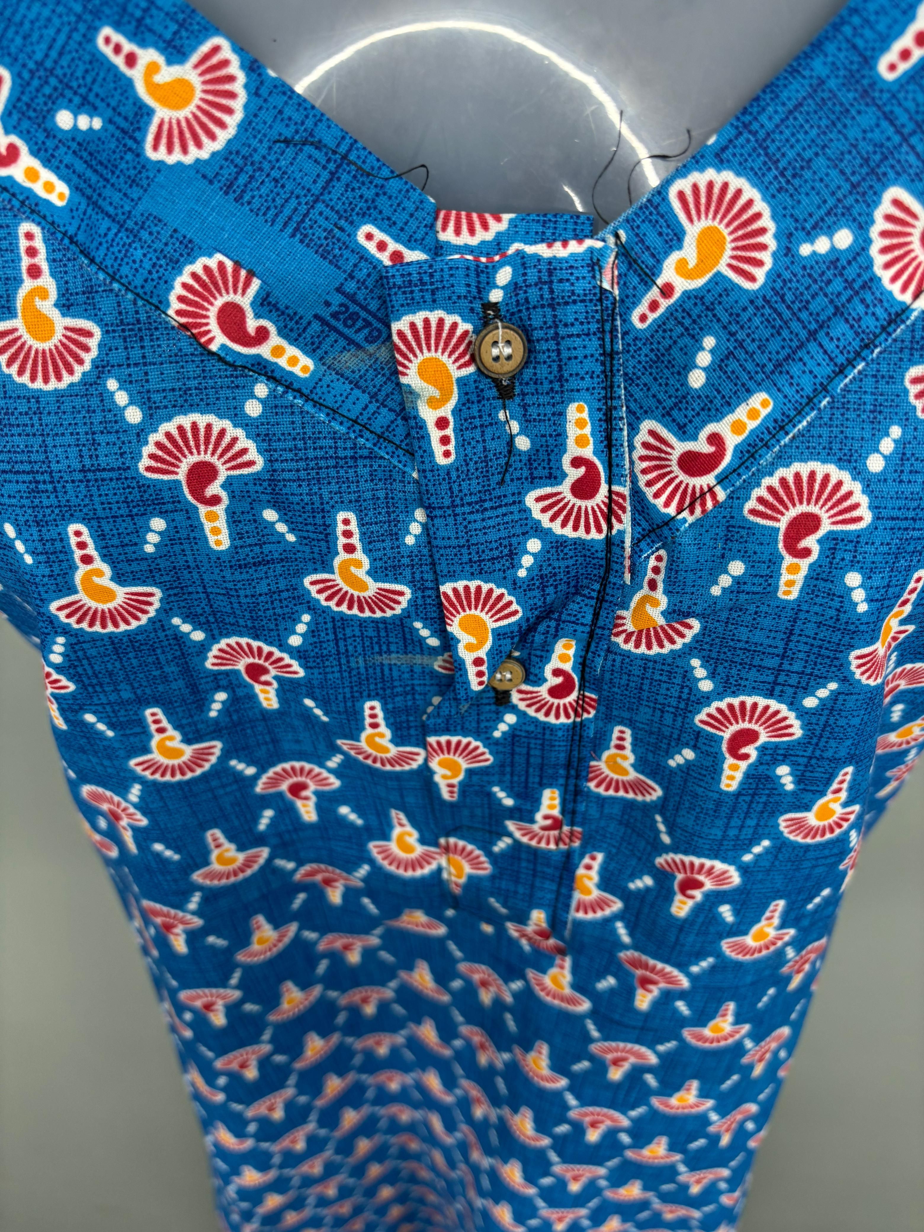 Cloth Chirag Cotton Button Neck Nighty