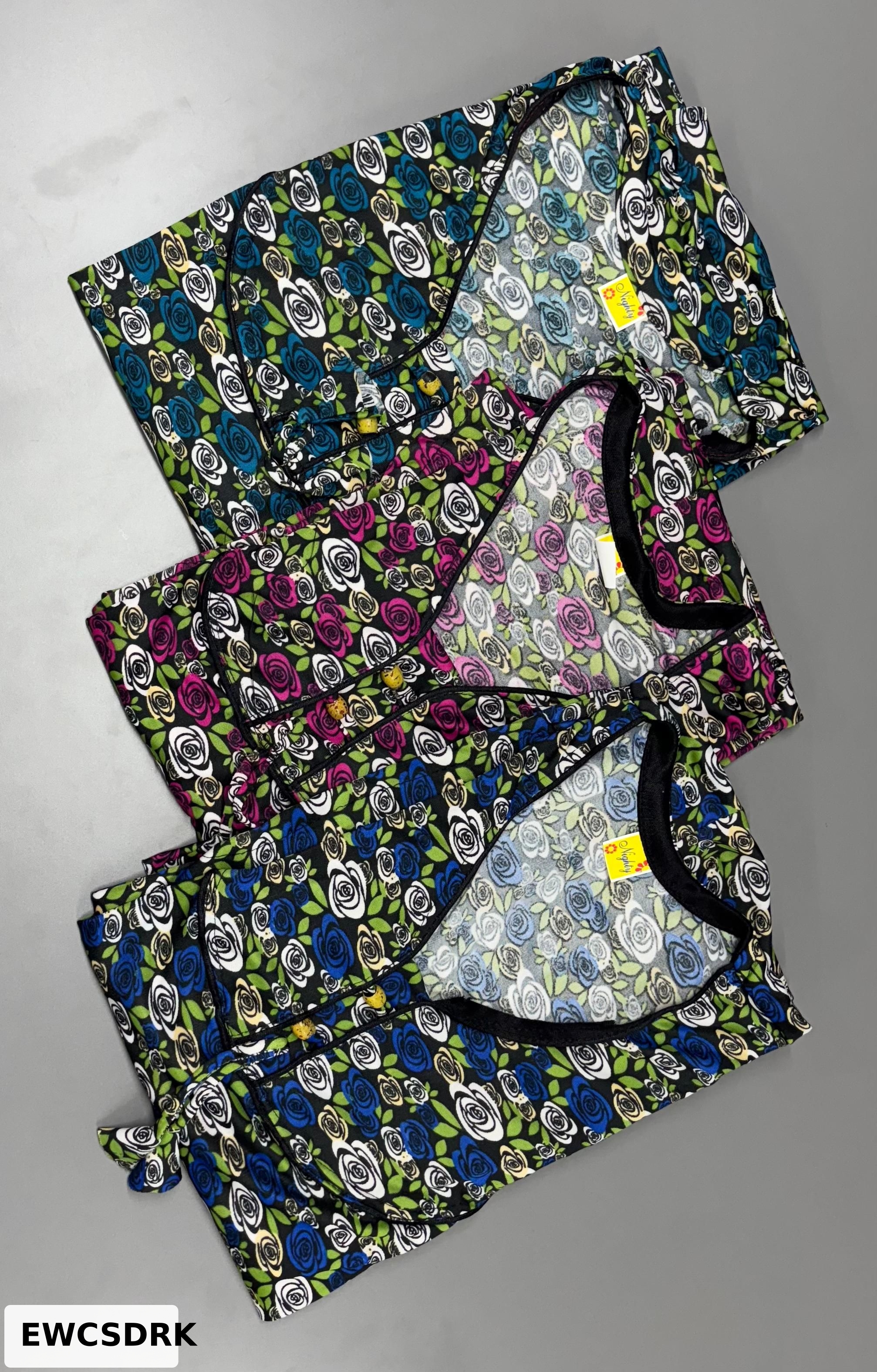 CLOTH HEAVY SAREE DAMRU PIPING NECK