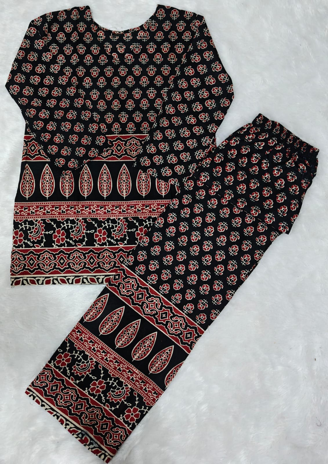 Rakhi Spacial Ajrak Print Cod Set