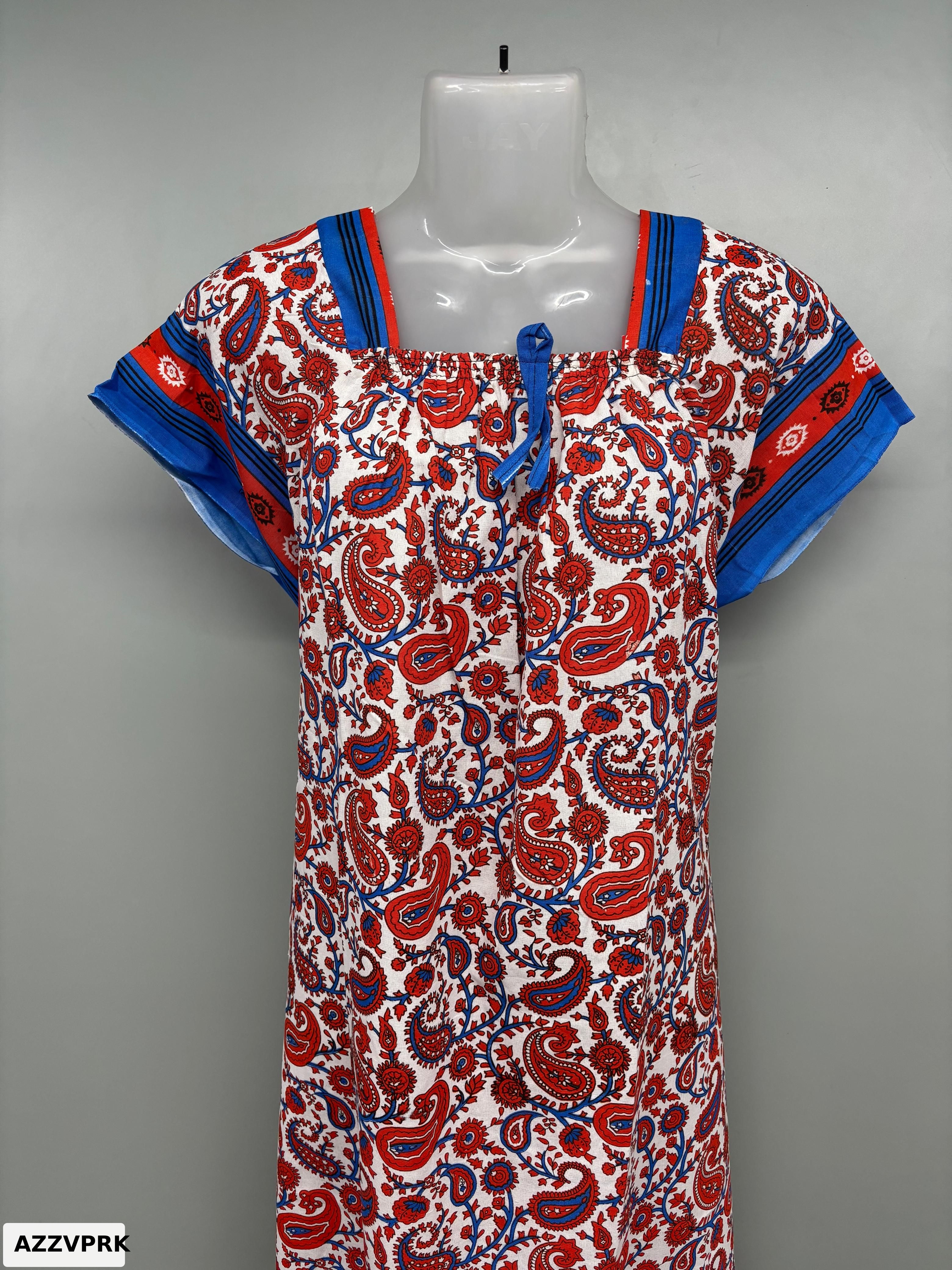 Chirag Cotton Elastic Neck Nighty