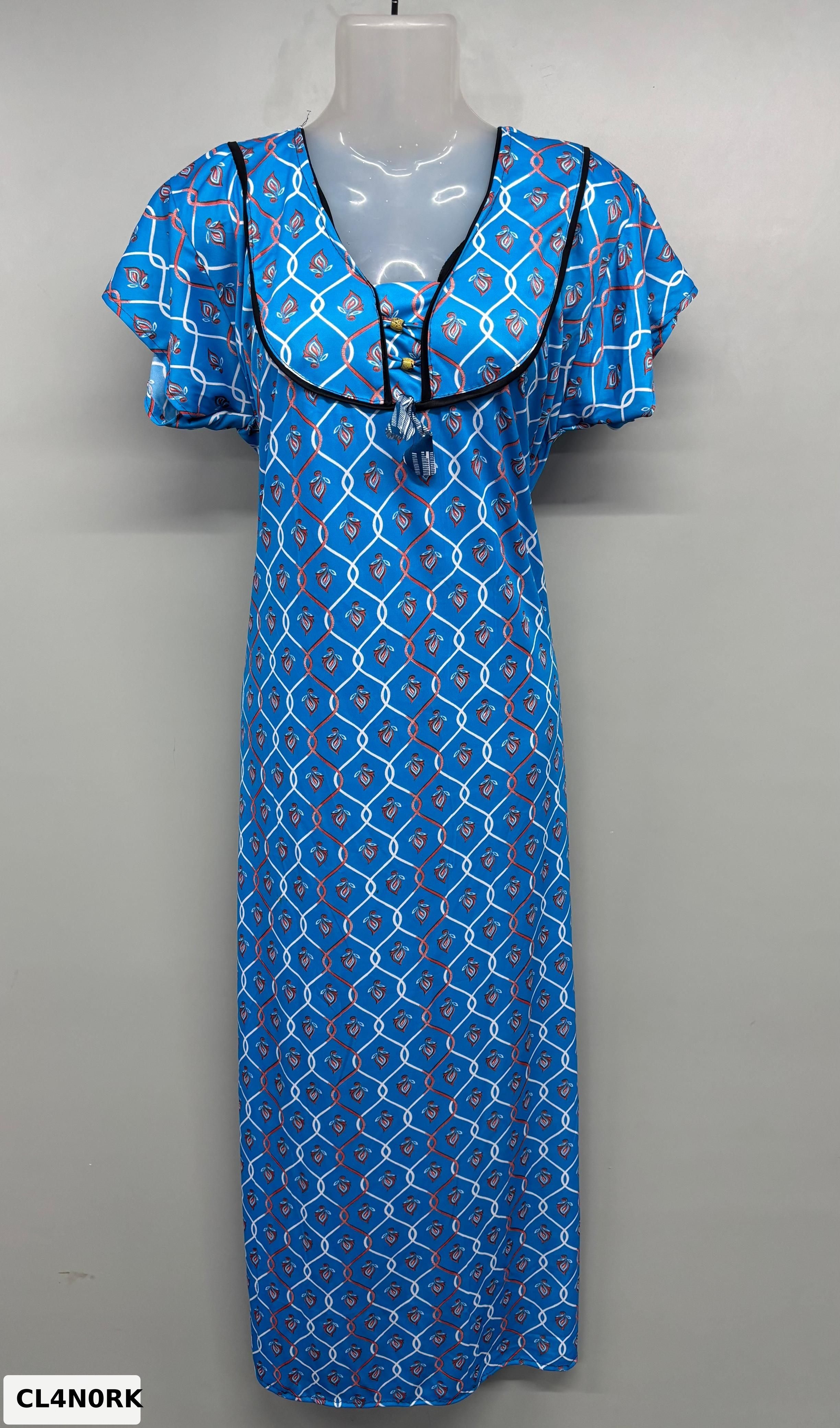 CLOTH SAREENA DAMRU PIPING NIGHTY
