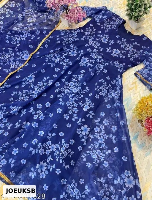 Gown Dupatta Collection Georgette