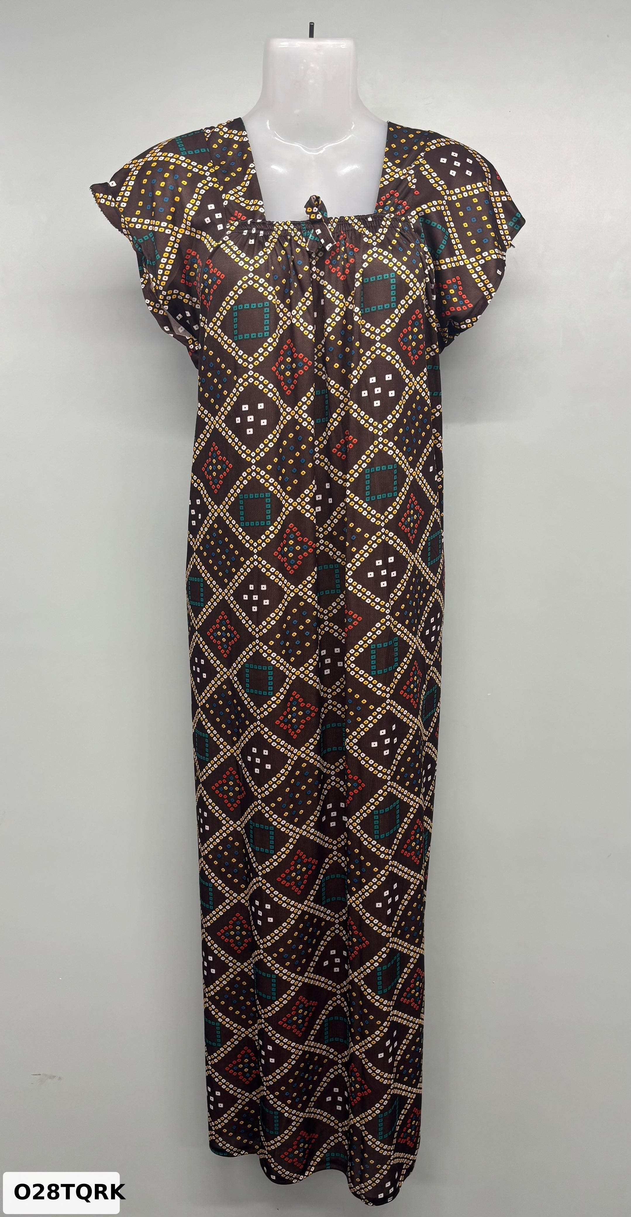 Sareena Print Elastic Nighty