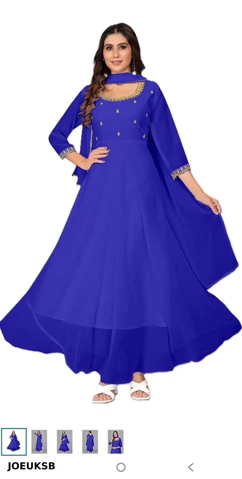 Gown Dupatta Collection Georgette