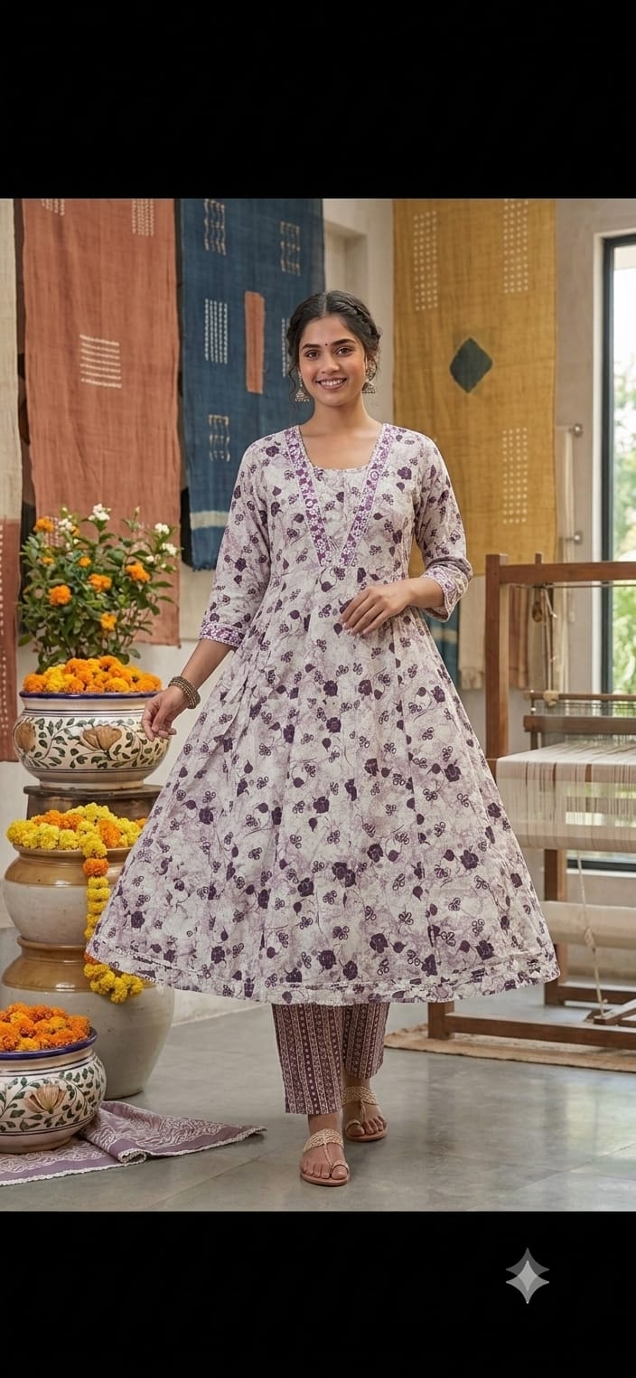Trending Anarkali Style 2 Pieces Gheraa Style 2 Pieces