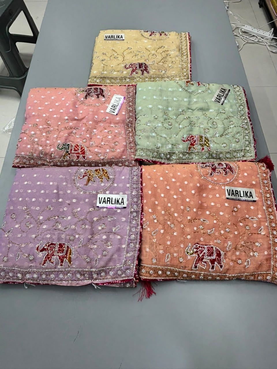 Elephant Varlika Saree