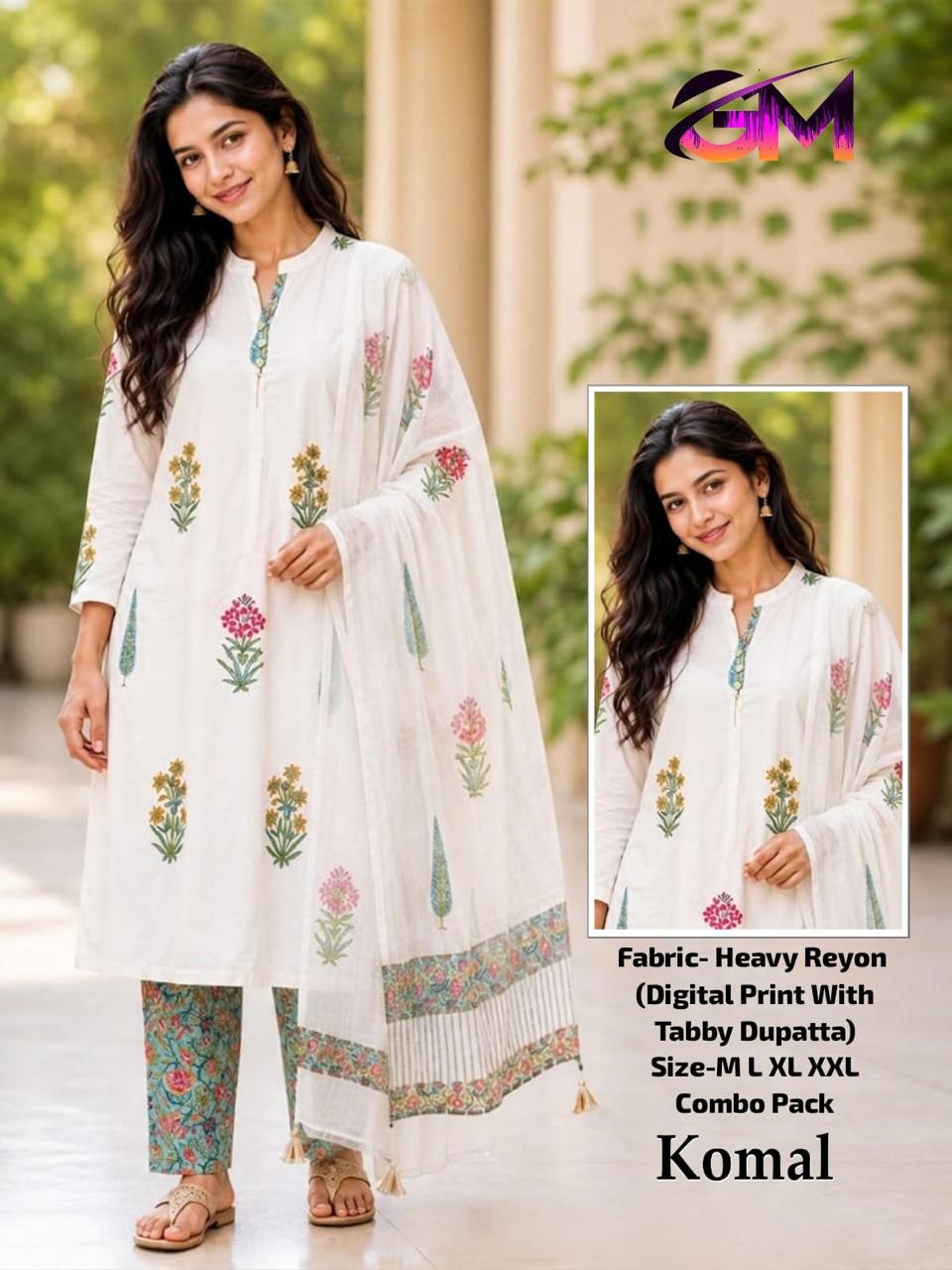 3 Piece Collection Dupatta Work