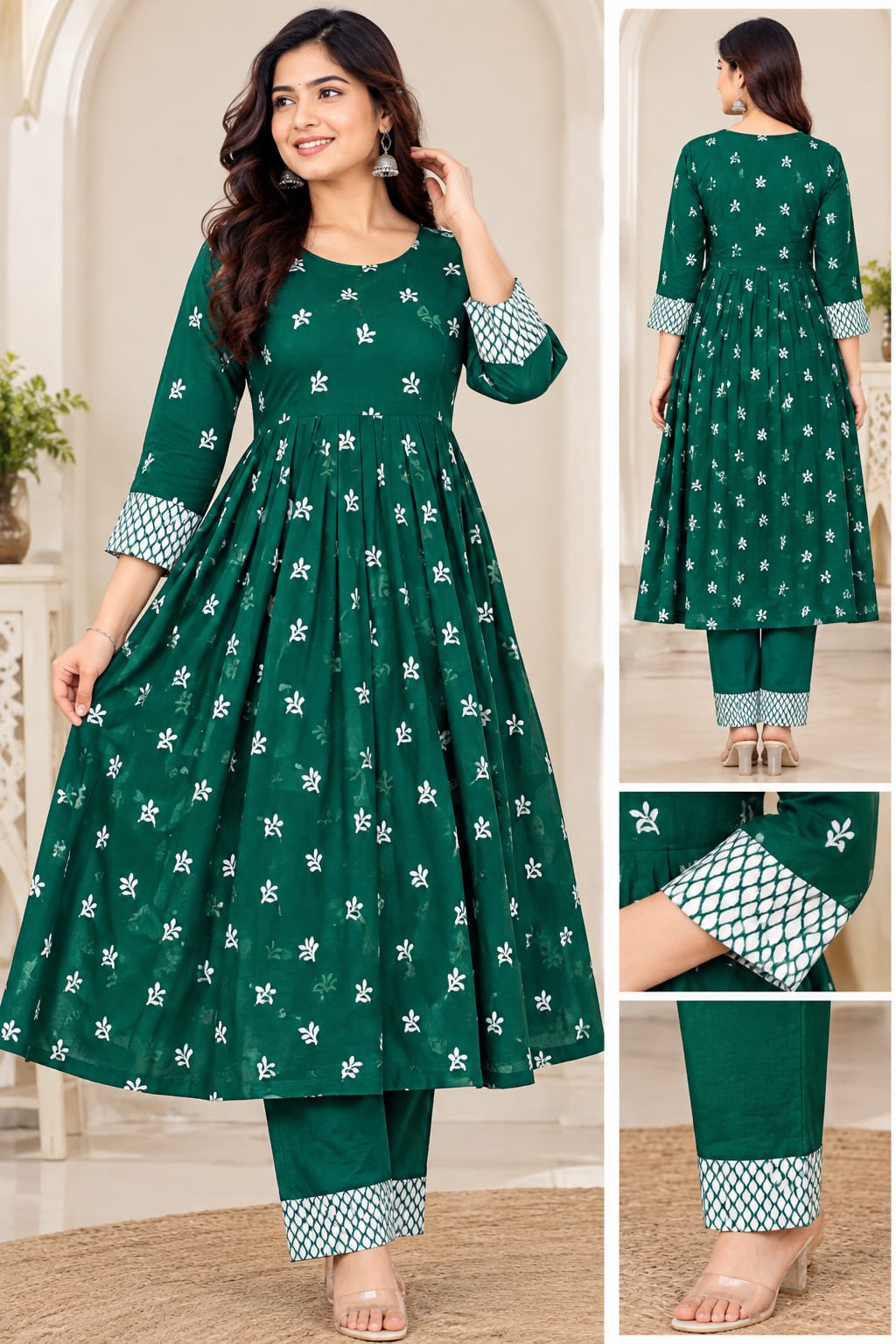 Premium Quality Gown And Pant Set