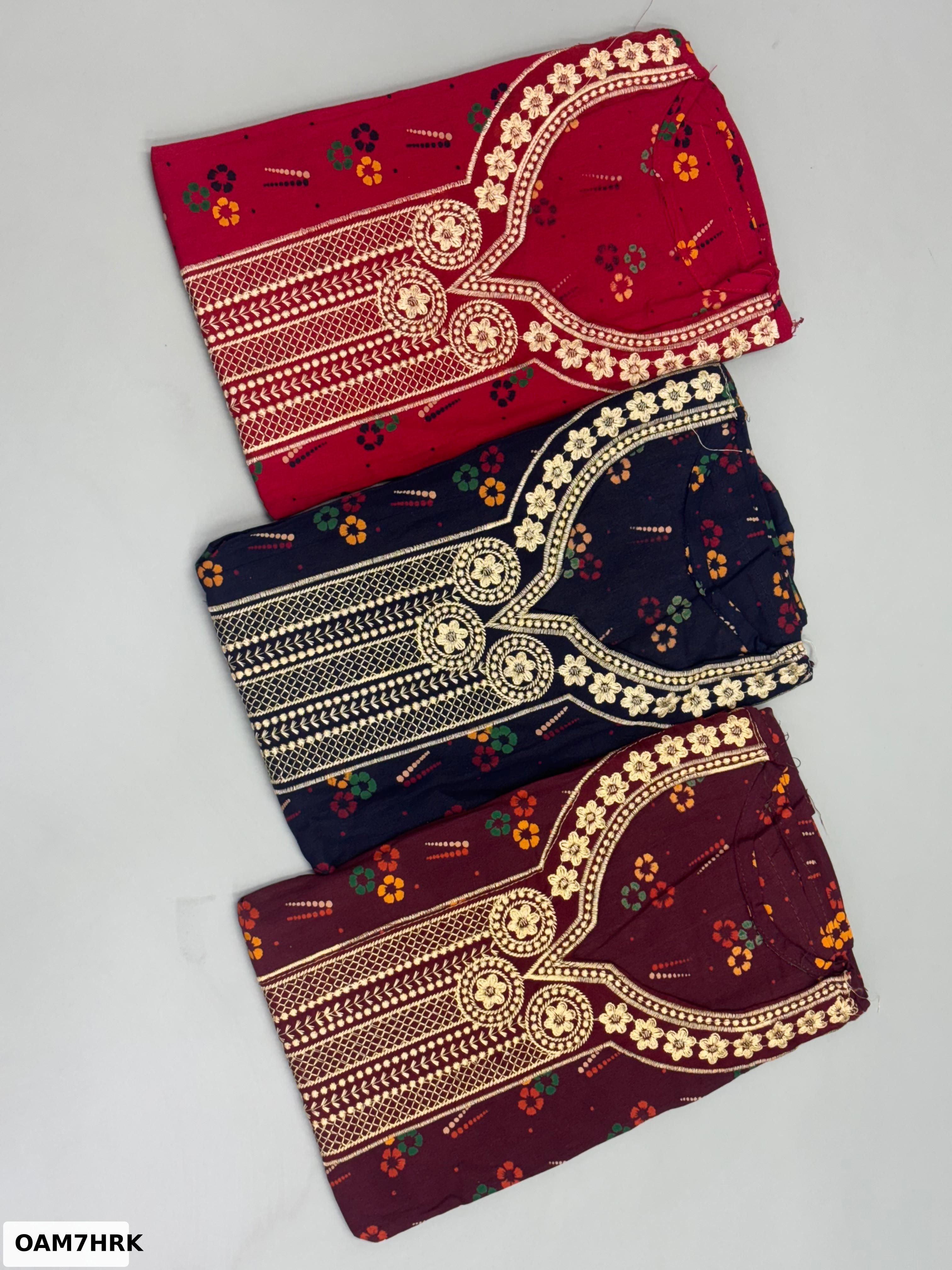 Gujri Work Cotton Nighty