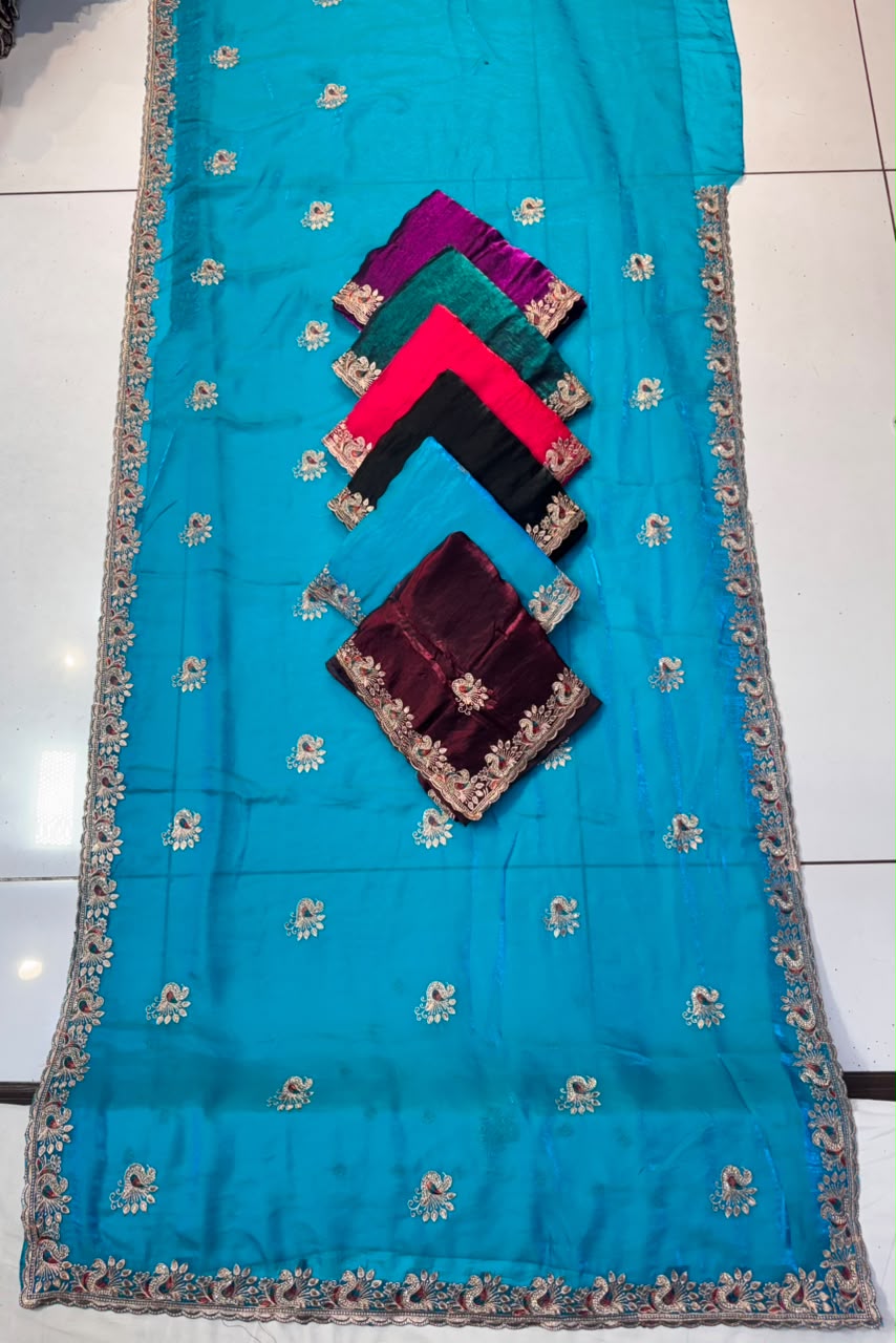 C Pallu Dhaga Work