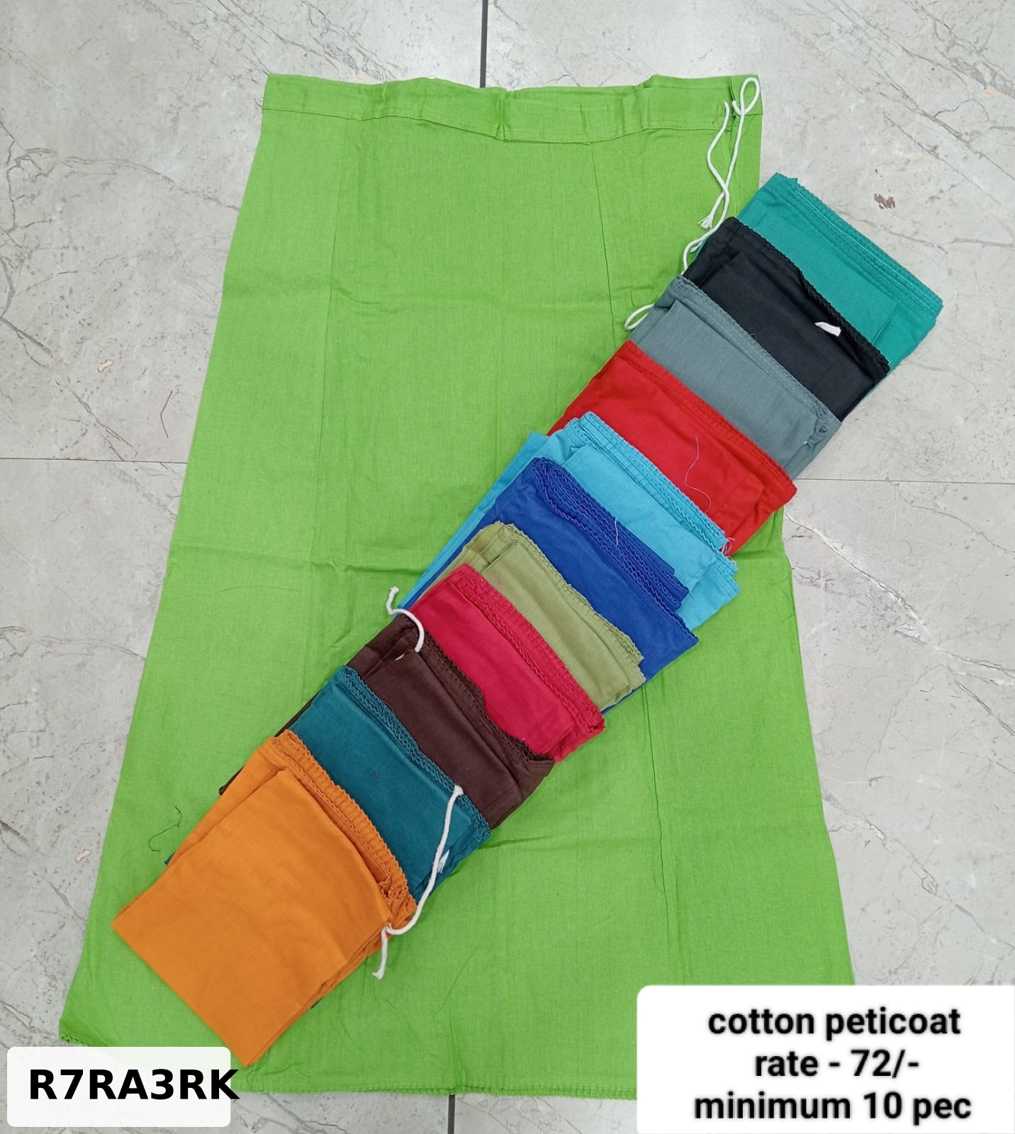 Cotton Petticoat With Drawstring