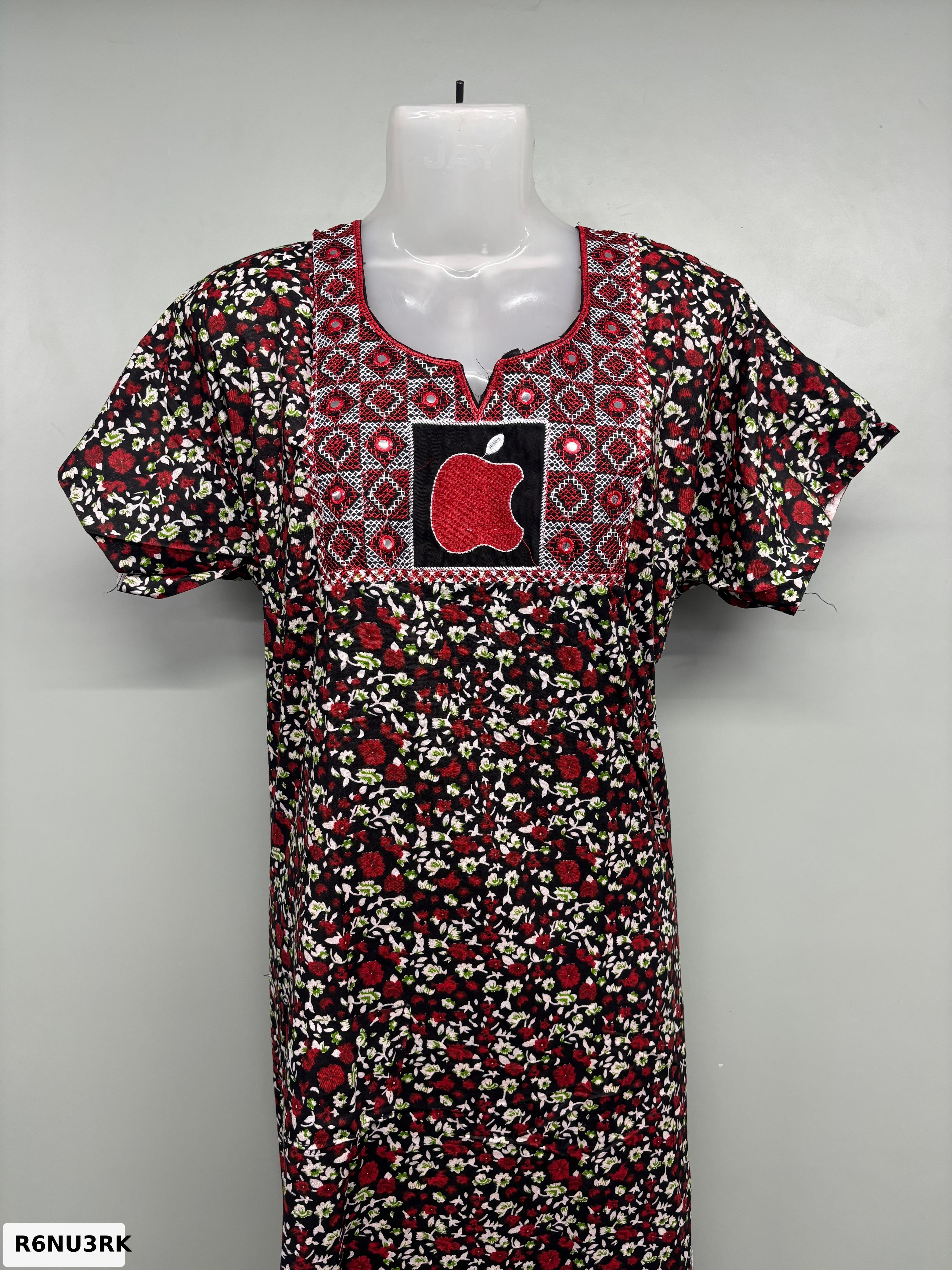 Cotton Procin Work Nighty